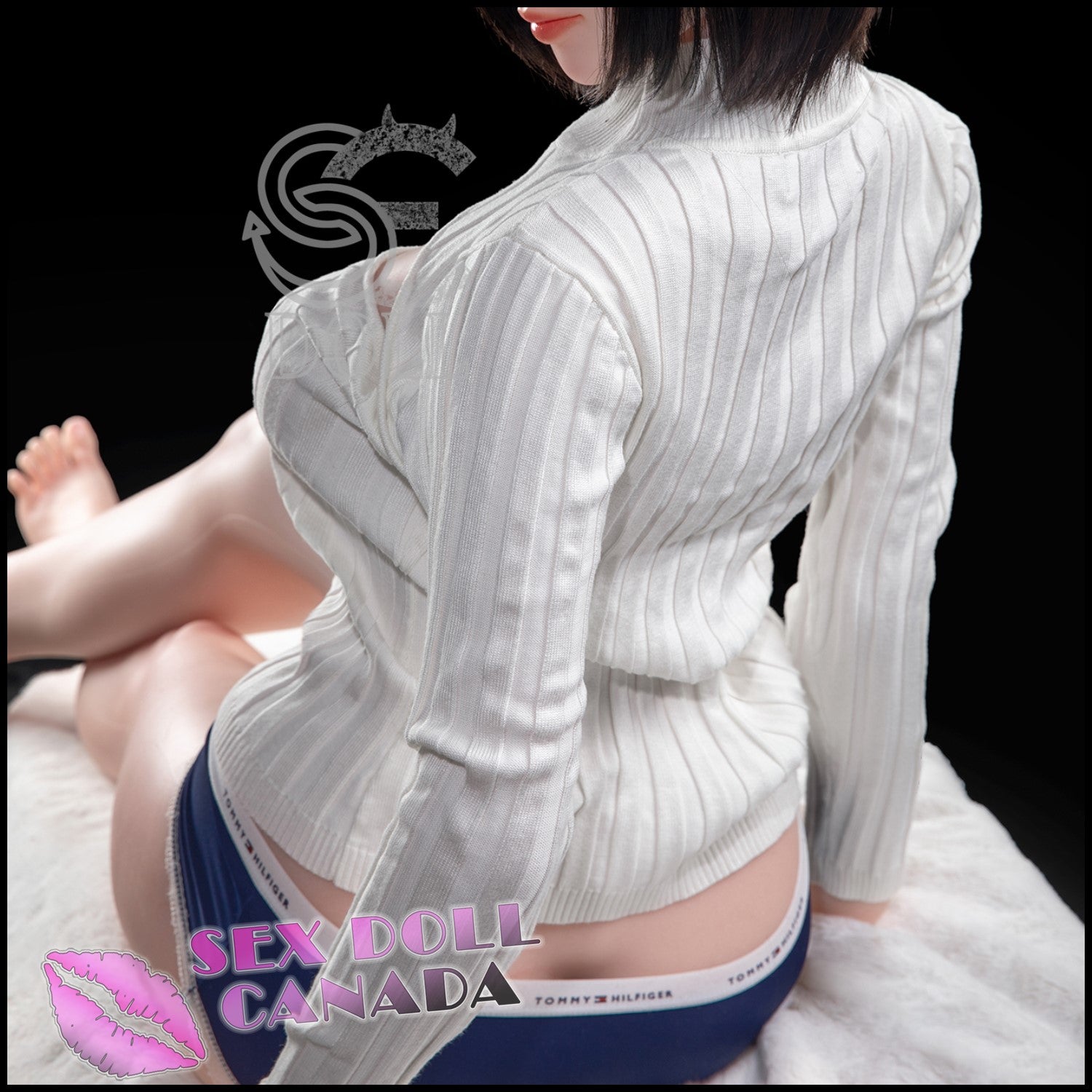 SE DOLL Realistic Sex Doll MILF Mature Old Black Hair Asian Japanese Chinese