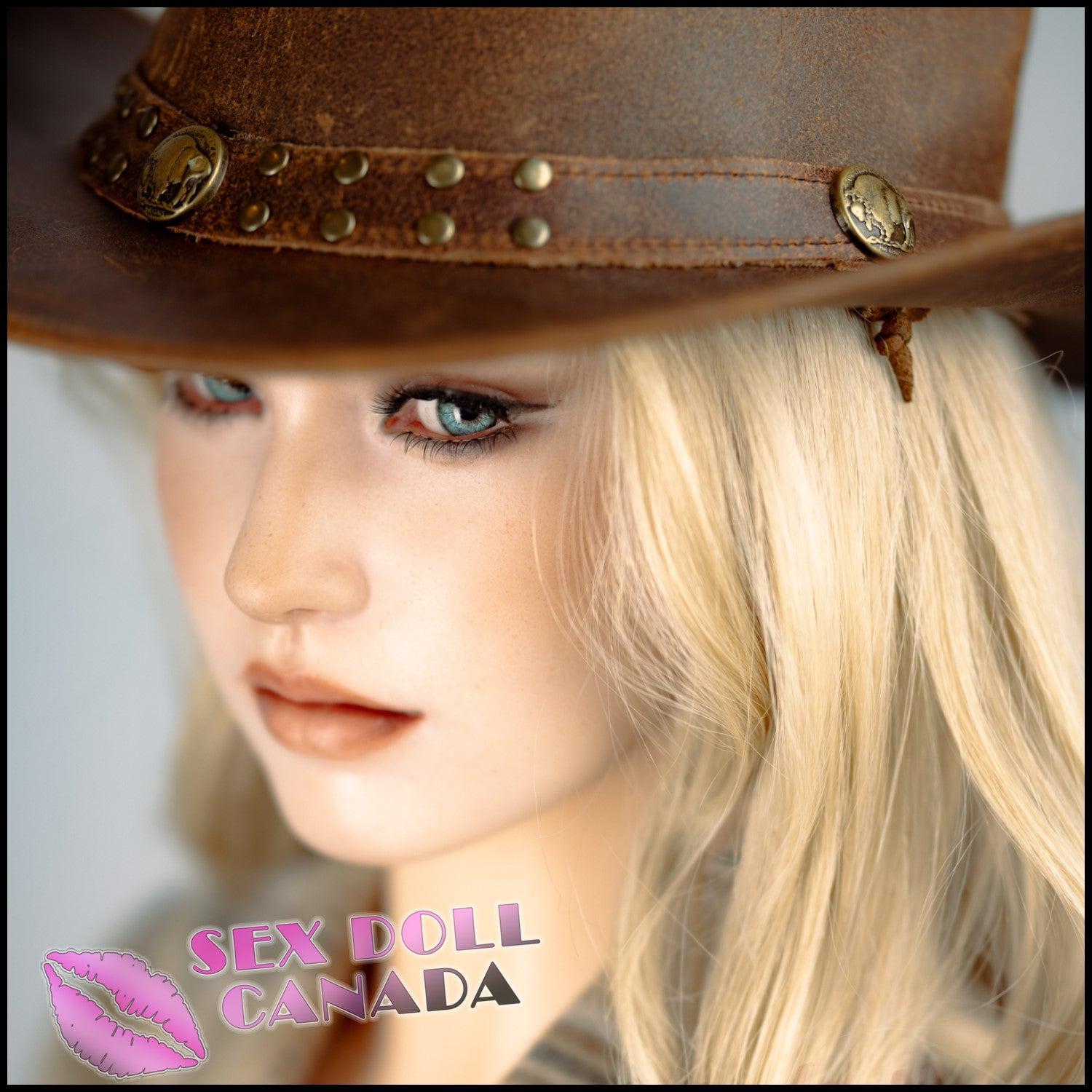 Sino-Doll Realistic Sex Doll Blonde Hair Big Tits Breasts Western American