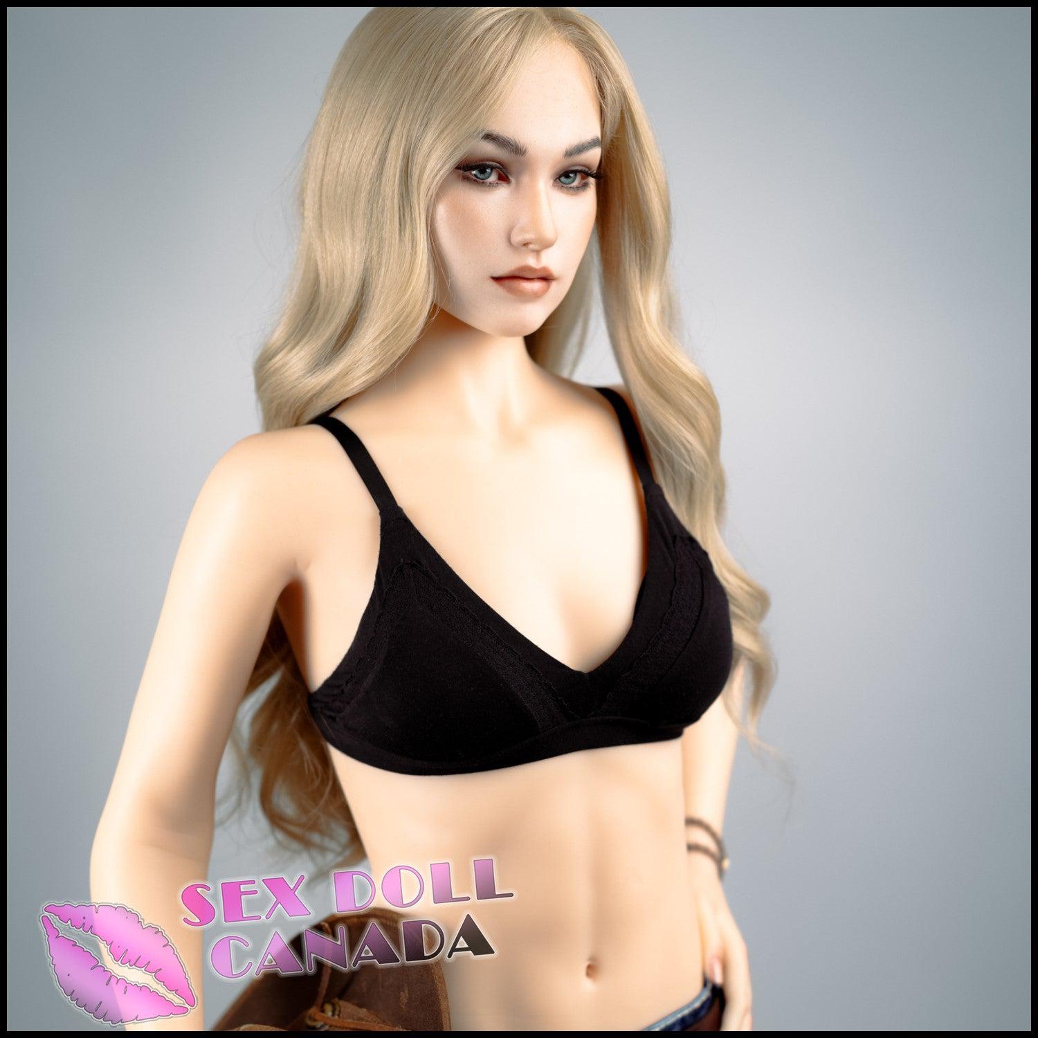 Sino-Doll Realistic Sex Doll Blonde Hair Western American Big Tits Breasts
