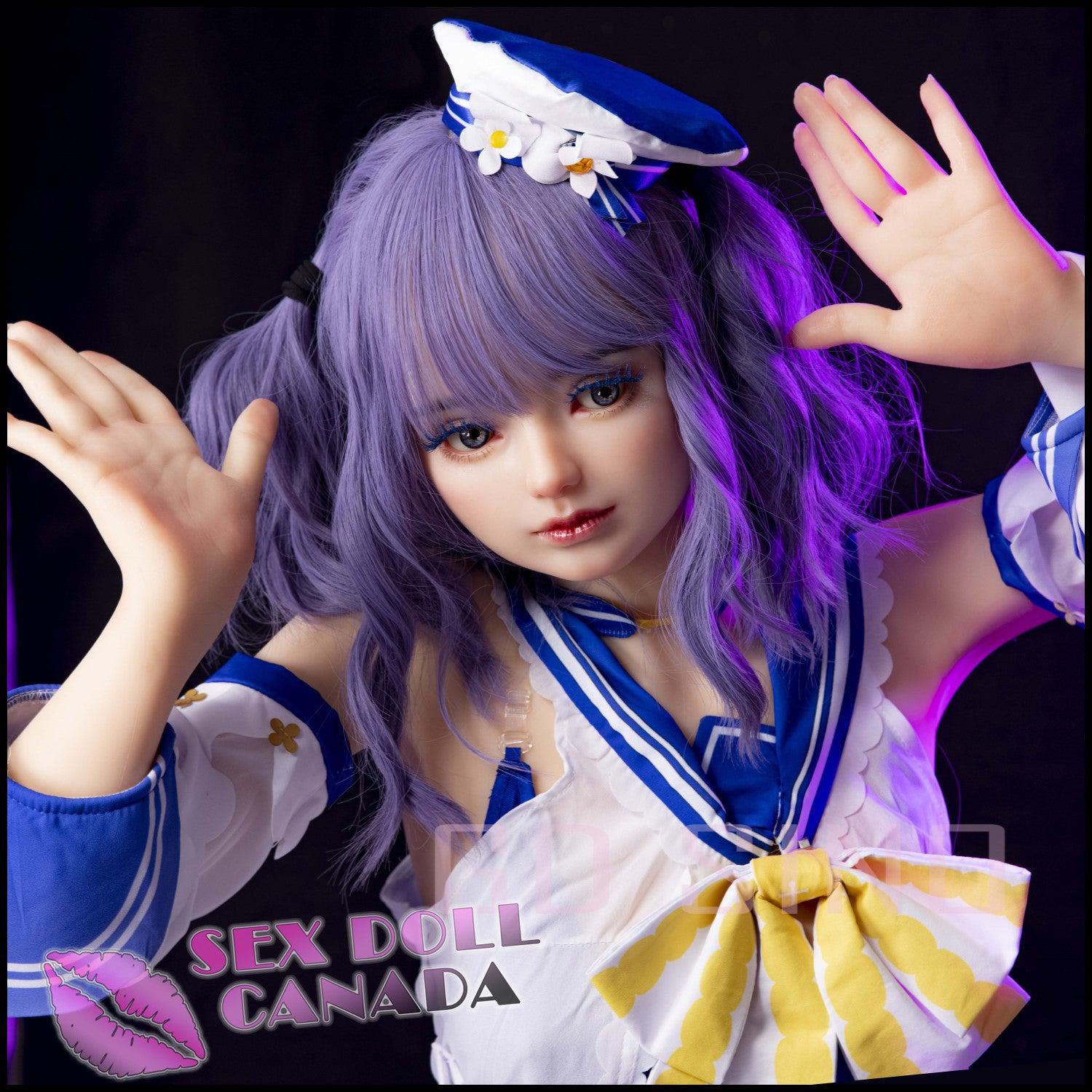 Sino-Doll Realistic Sex Doll Big Tits Breasts Pink Purple Hair Cartoon Hentai Anime