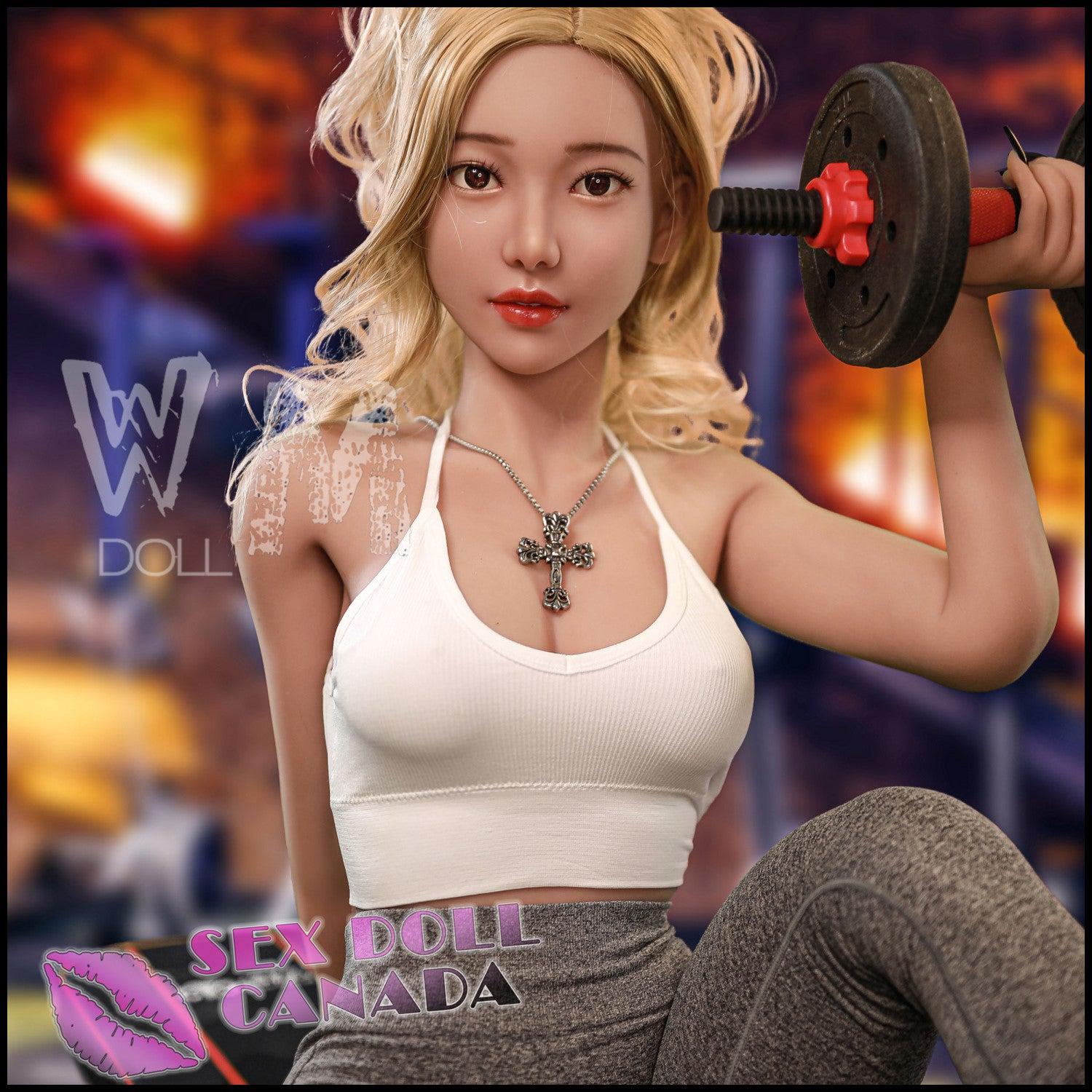 WM Doll Realistic Sex Doll Blonde Hair Asian Japanese Chinese Curvy Full Body