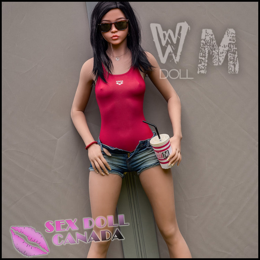 WM Doll Realistic Sex Doll Small Tits Boobs Black Hair Fit Athletic