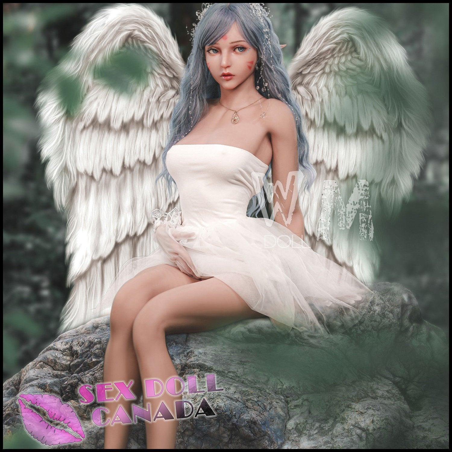 WM Doll Realistic Sex Doll Small Waist Big Thick Thighs Small Tits Boobs