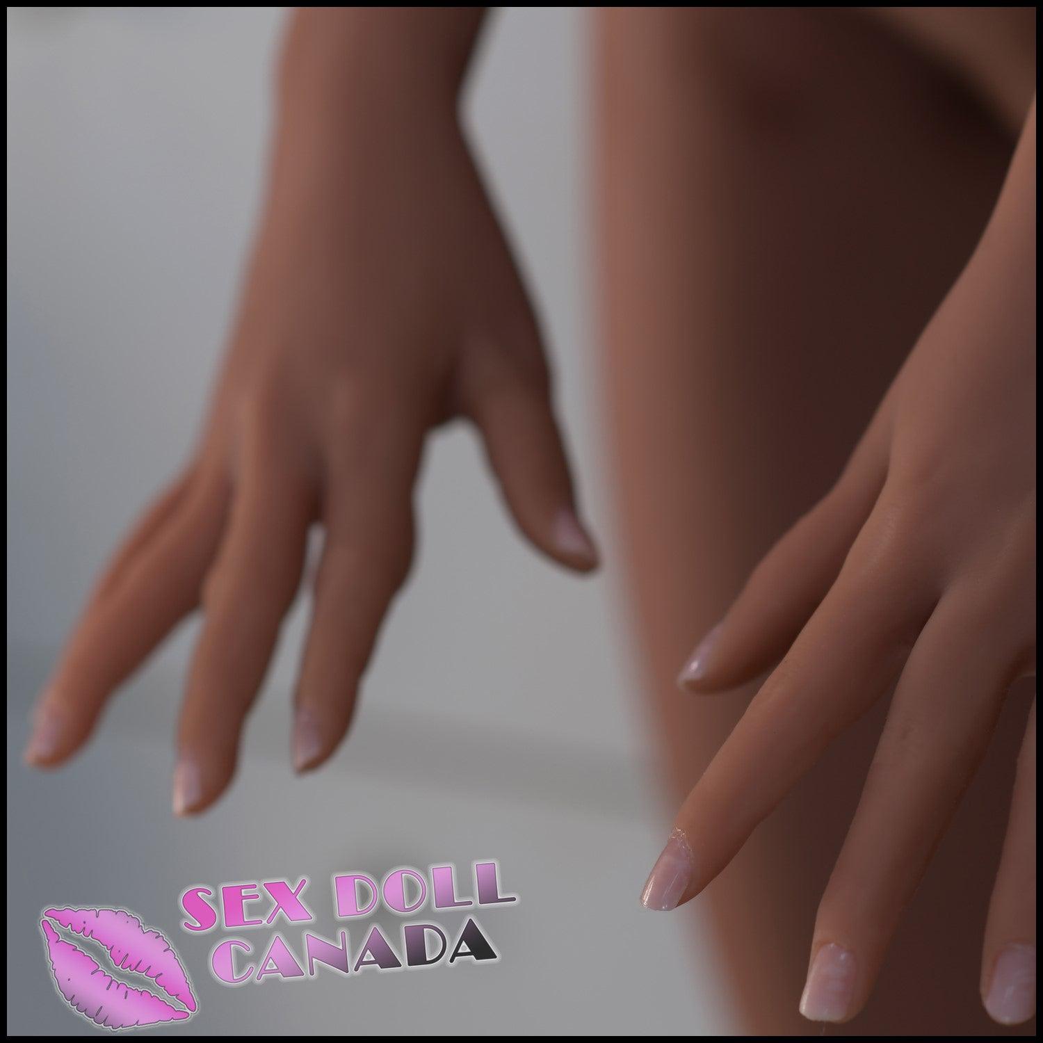 6YE Realistic Sex Doll Brunette Hair Western American Big Tits Breasts