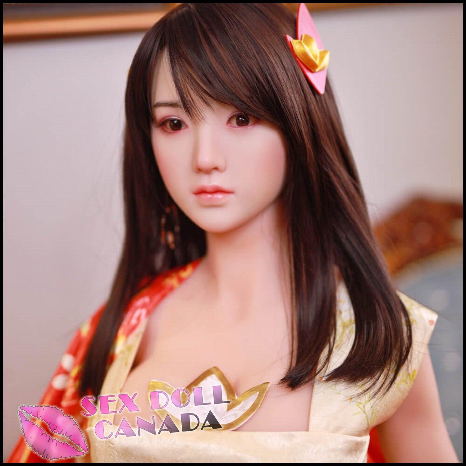 JY Realistic Sex Doll Brunette Hair Big Thick Thighs Huge Tits Boobs