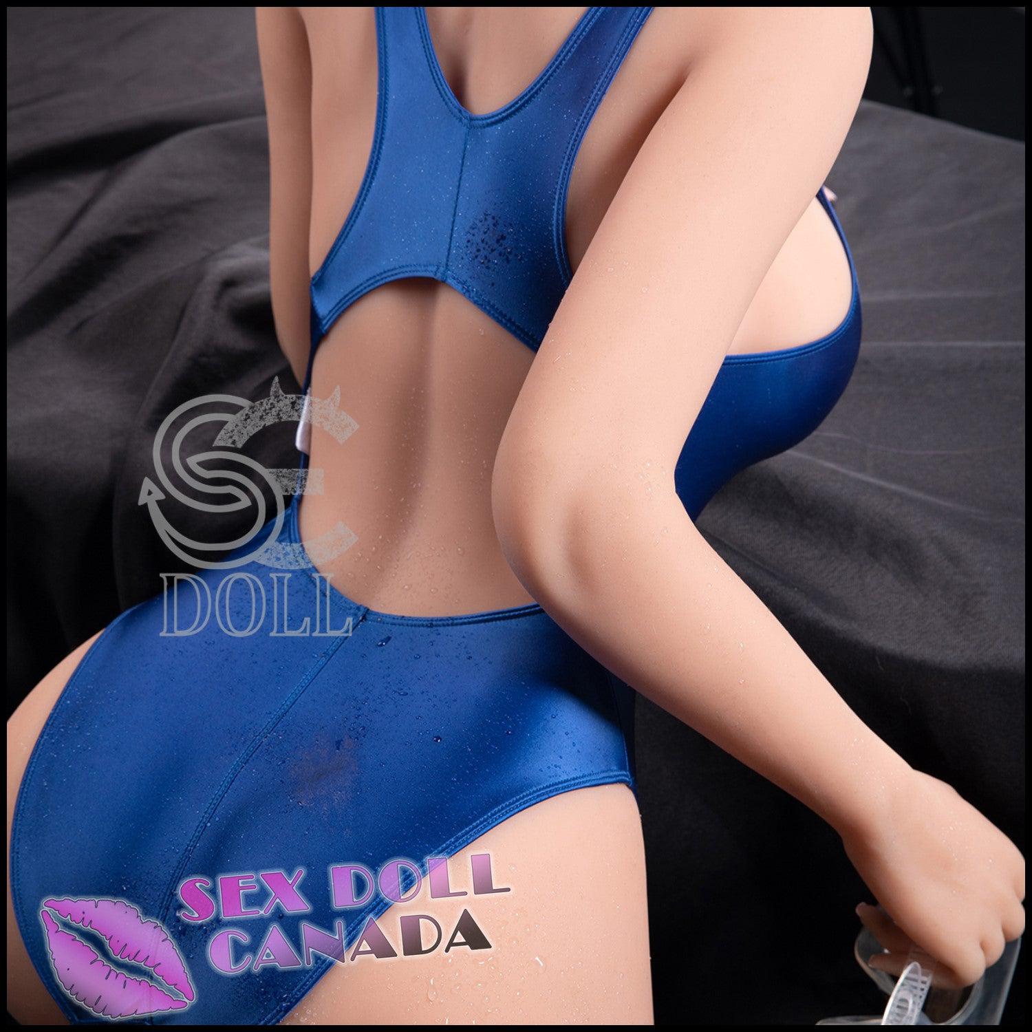 SE DOLL Realistic Sex Doll Small Waist Pink Purple Hair Big Tits Breasts
