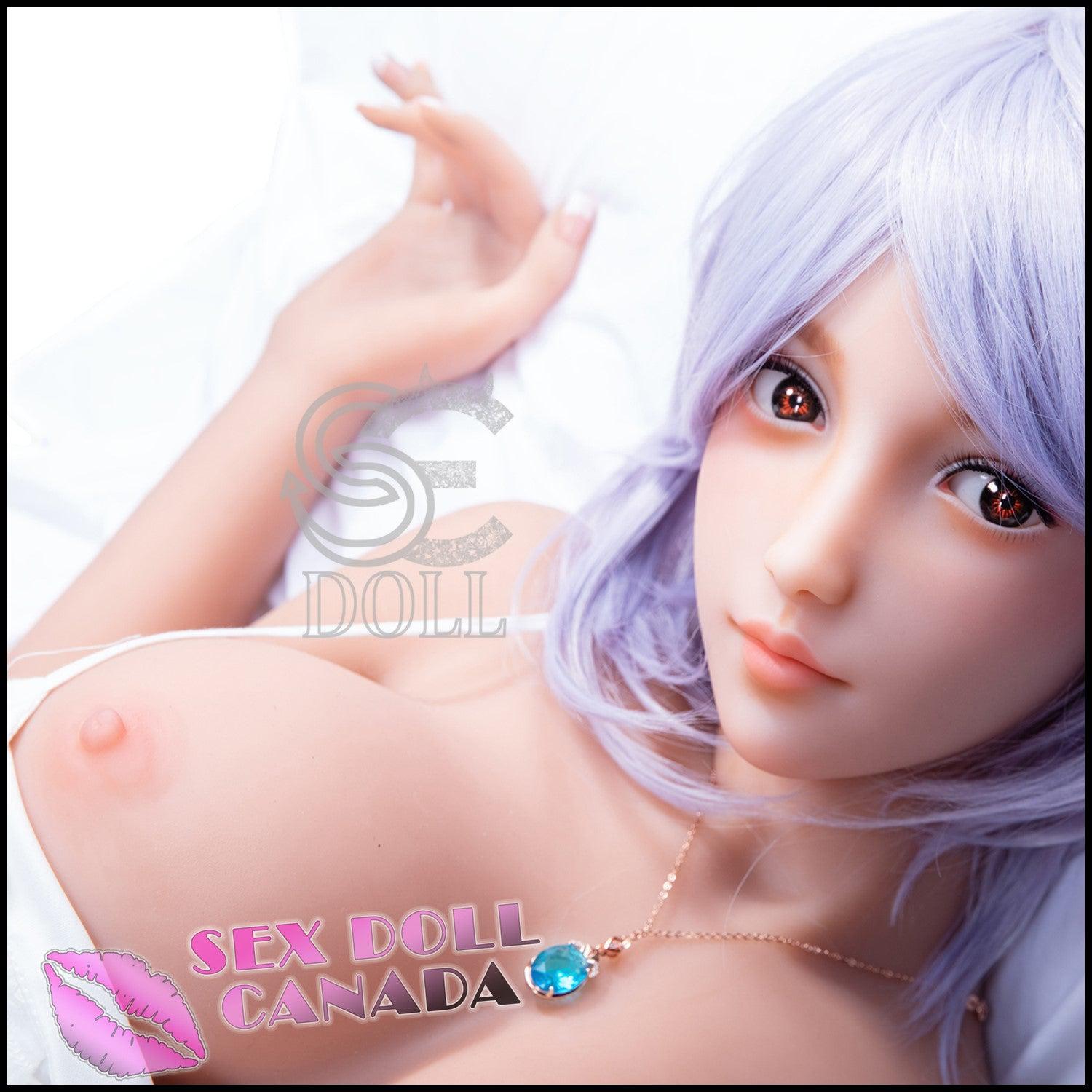 SE DOLL Realistic Sex Doll Curvy Full Body Pink Purple Hair Big Tits Breasts