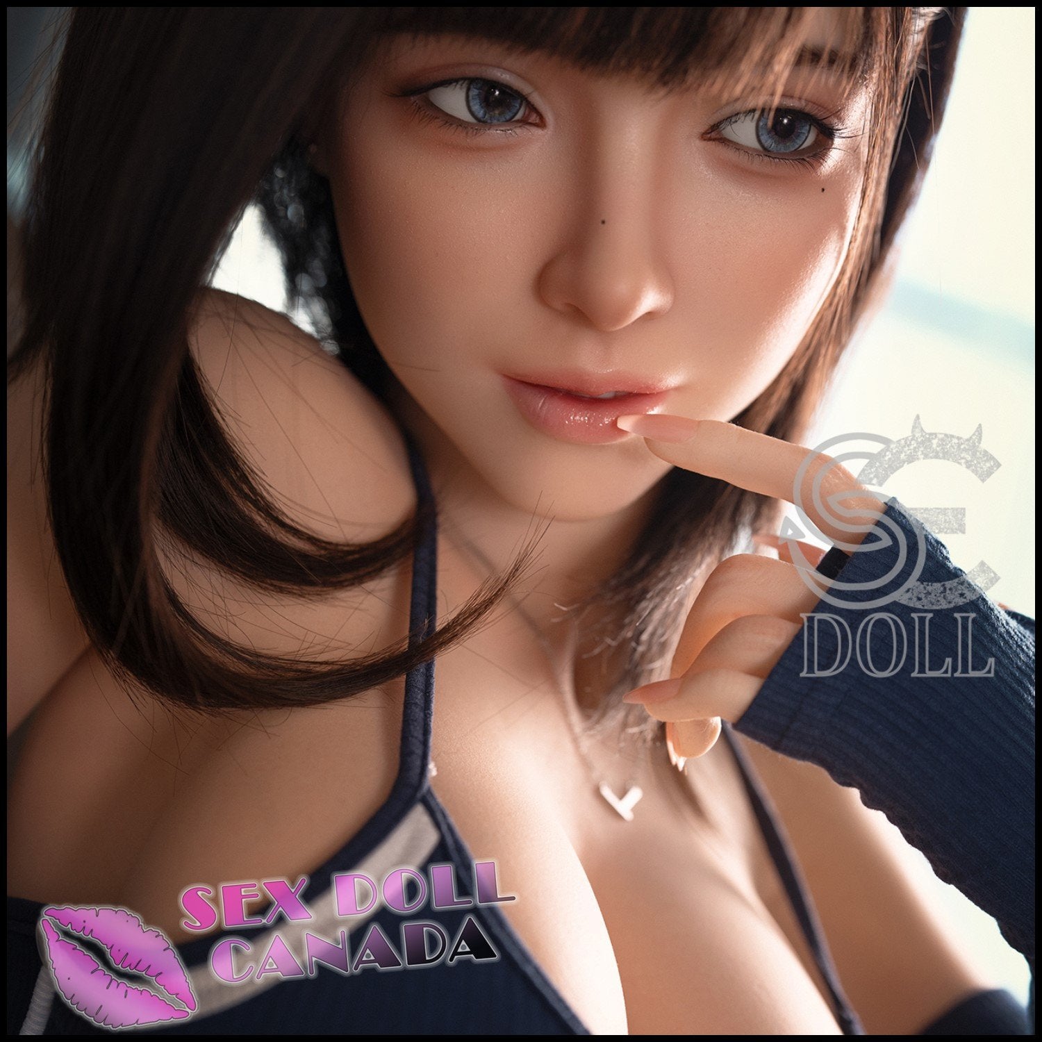 SE DOLL Realistic Sex Doll Brunette Hair Asian Japanese Chinese Big Tits Breasts