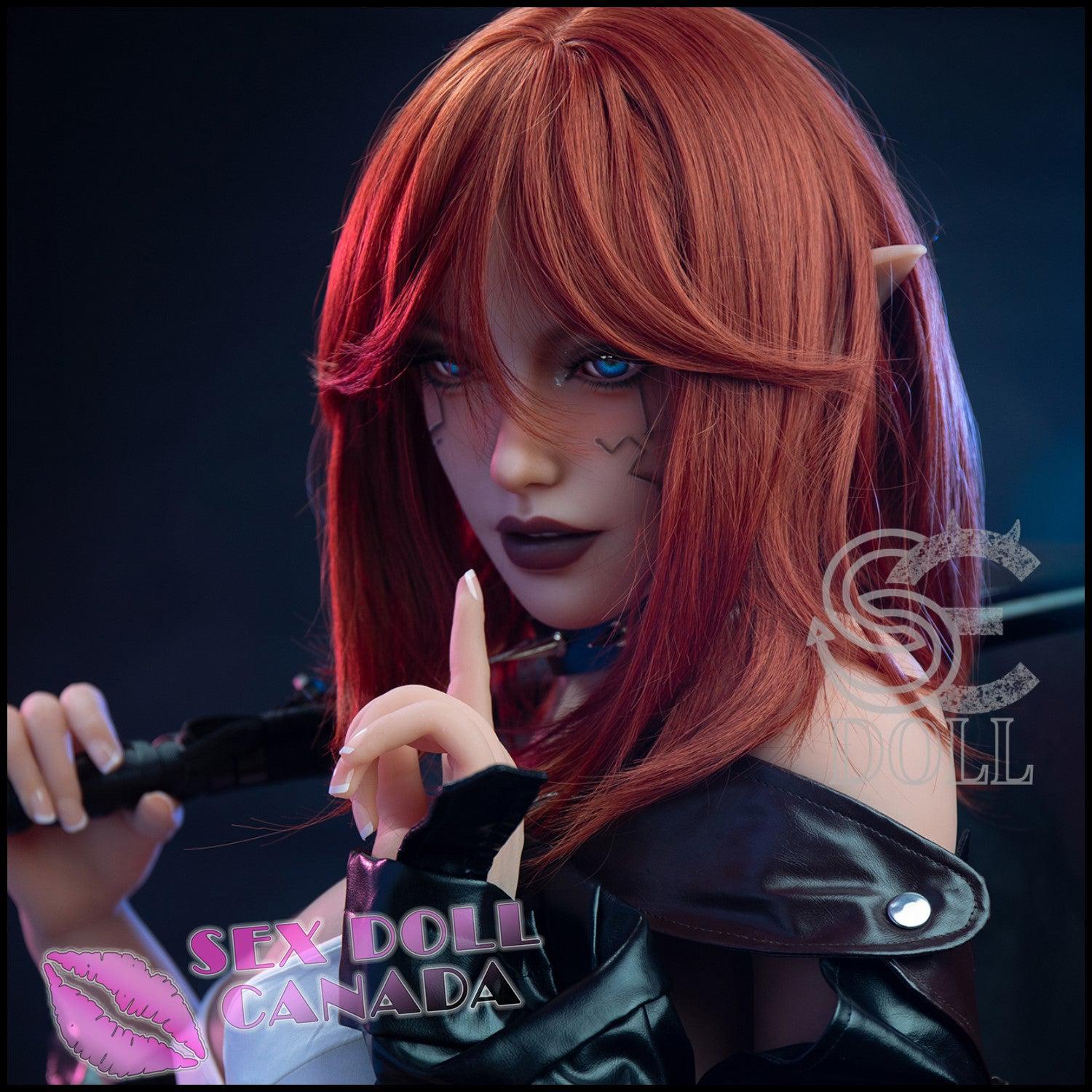 SE DOLL Realistic Sex Doll Curvy Full Body Red Head Elf Fantasy Cosplay