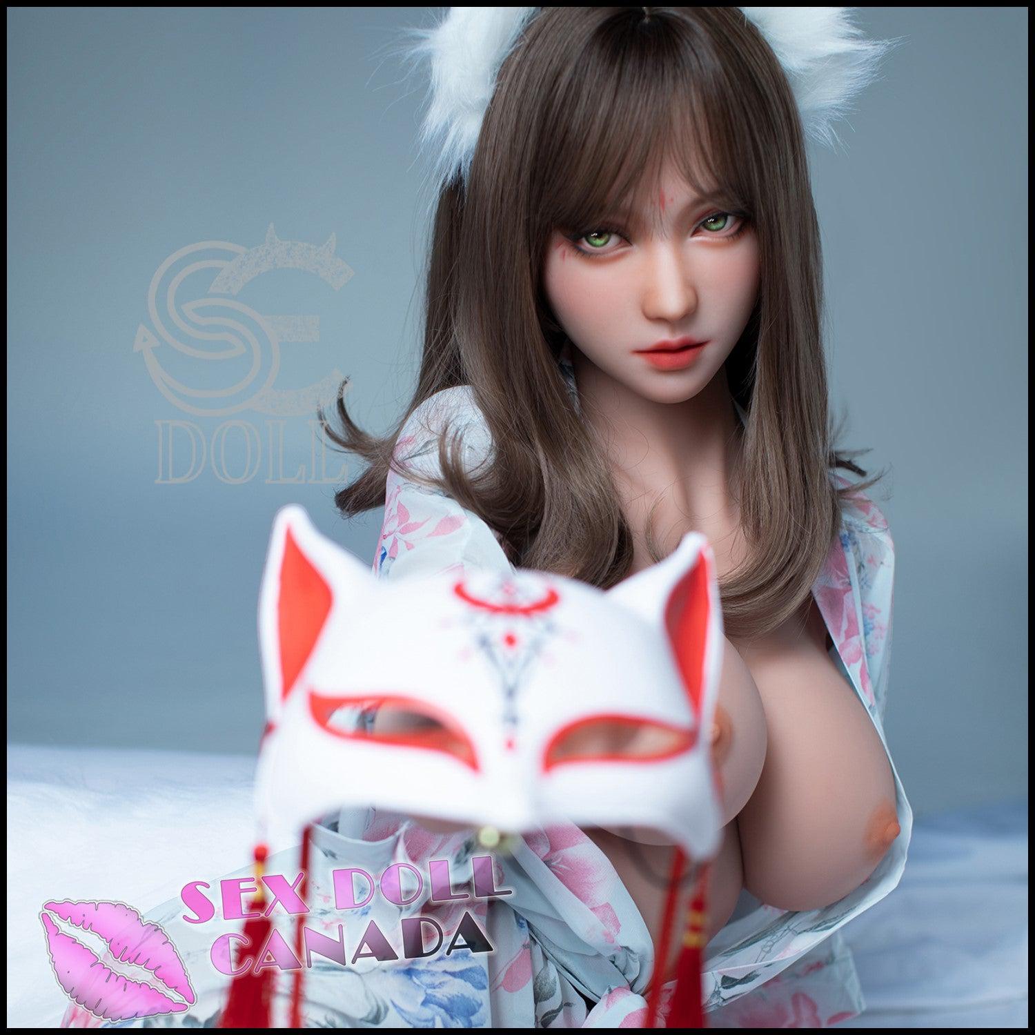 SE DOLL Realistic Sex Doll Brunette Hair Small Waist Asian Japanese Chinese