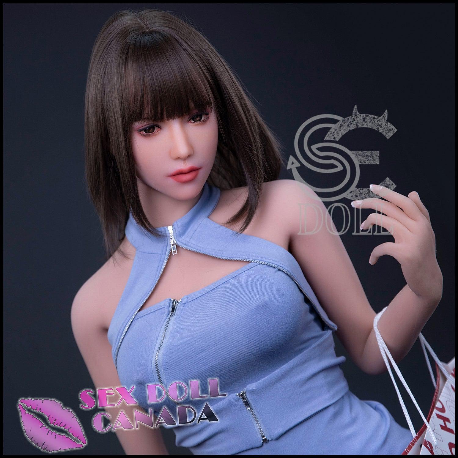 SE DOLL Realistic Sex Doll Blue Hair Small Waist Asian Japanese Chinese