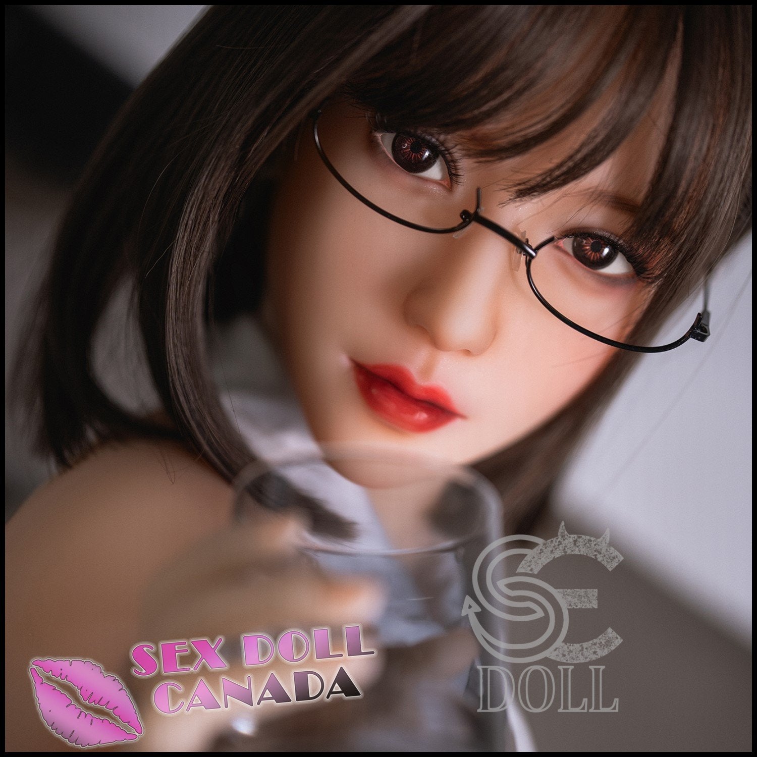 SE DOLL Realistic Sex Doll Asian Japanese Chinese Brunette Hair Curvy Full Body