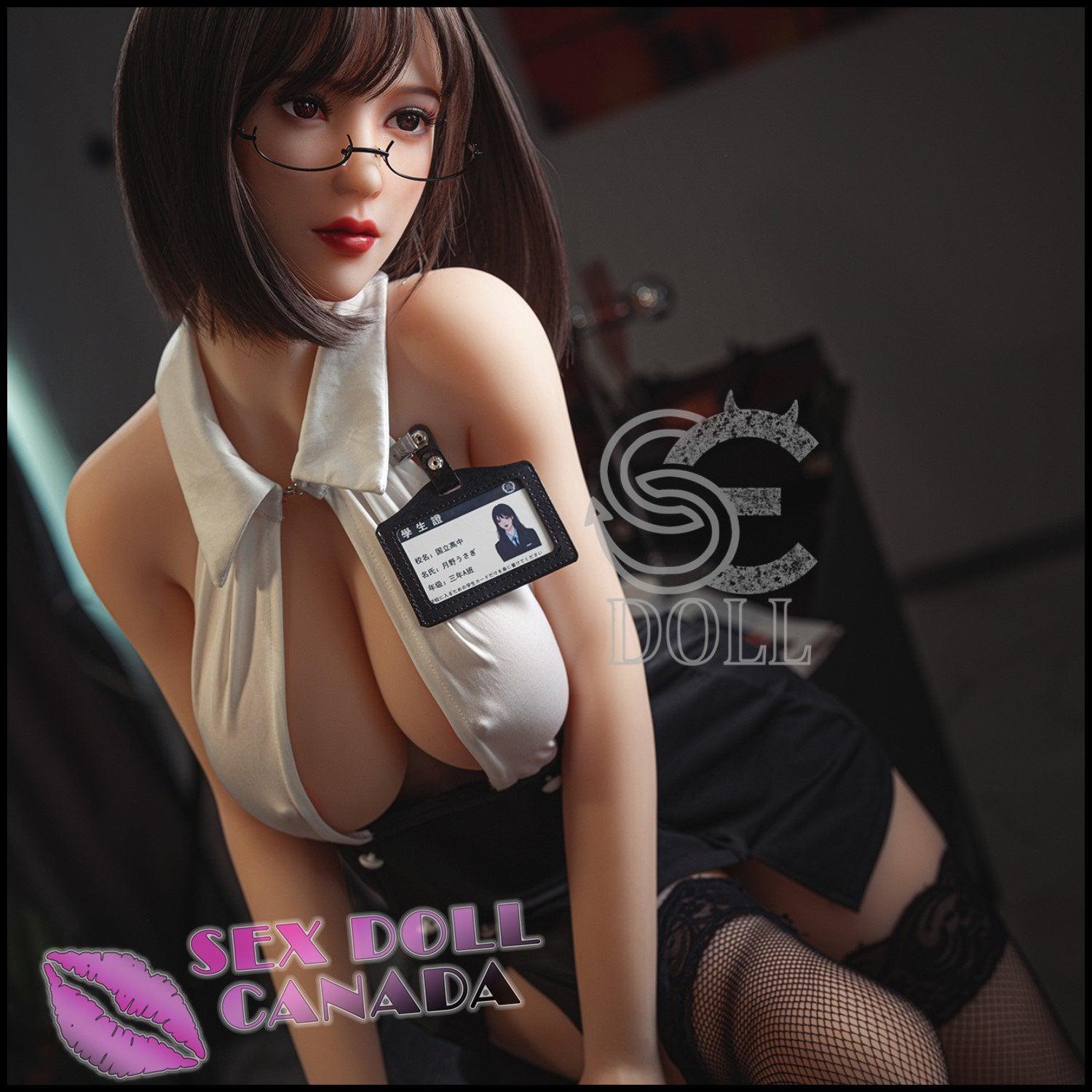 SE DOLL Realistic Sex Doll Brunette Hair Big Tits Breasts Small Waist