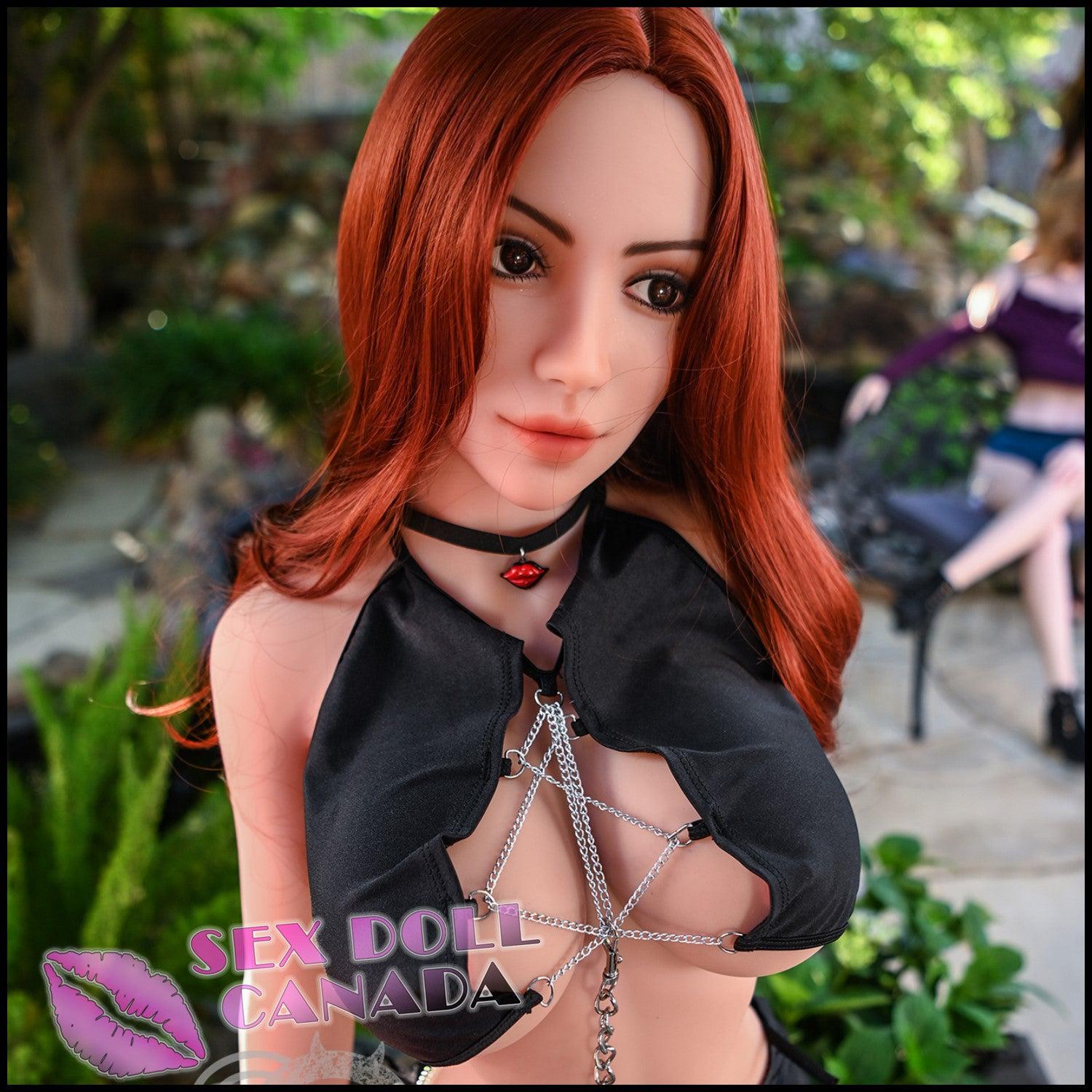 SE DOLL Realistic Sex Doll Big Tits Breasts Curvy Full Body Red Head