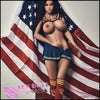 IRONTECH Realistic Sex Doll Big Tits Breasts Western American Black Hair