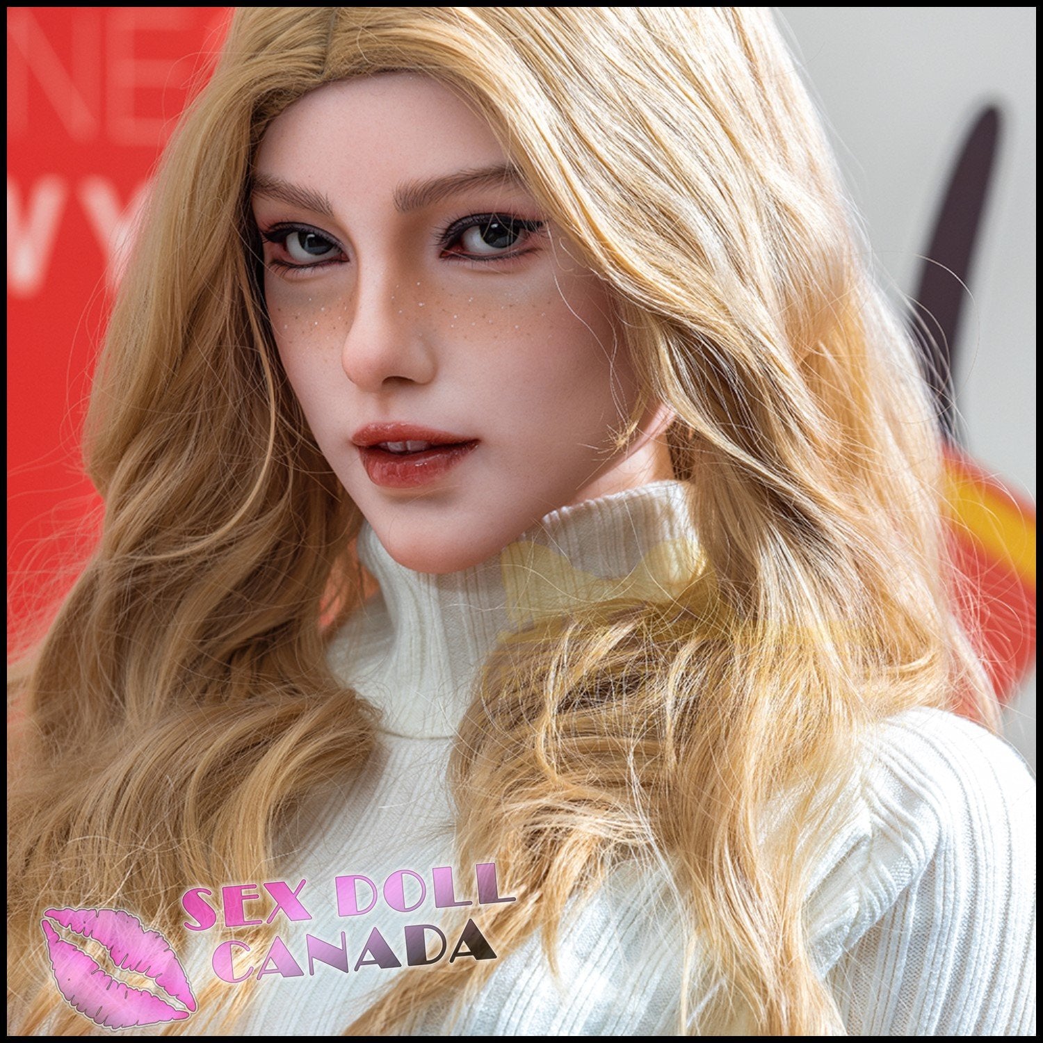 IRONTECH Realistic Sex Doll Blonde Hair Big Tits Breasts Western American