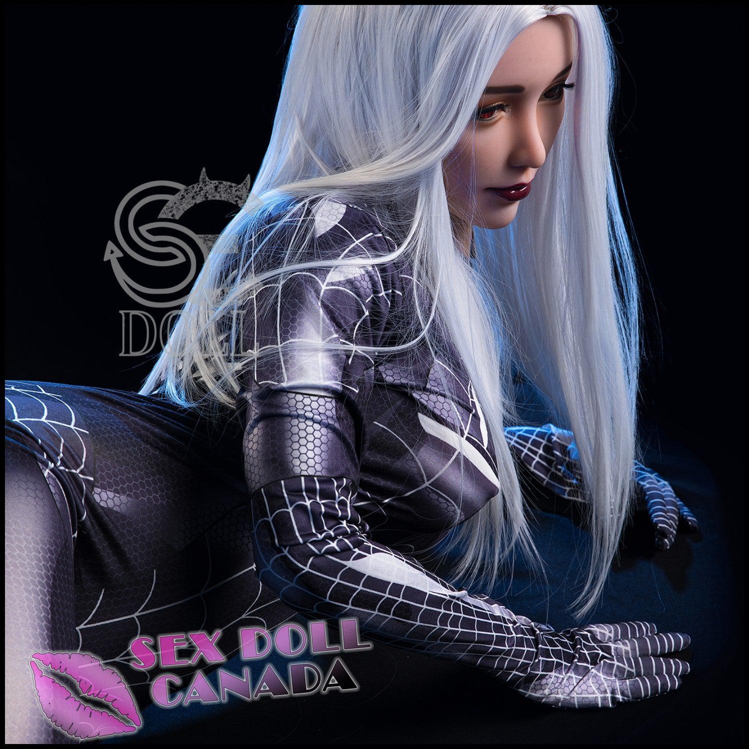 SE DOLL Realistic Sex Doll Gray Silver White Hair Western American Fit Athletic
