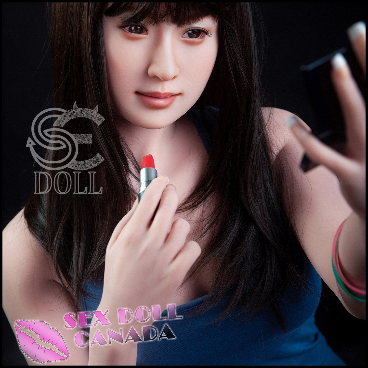 SE DOLL Realistic Sex Doll Black Hair Asian Japanese Chinese Fit Athletic