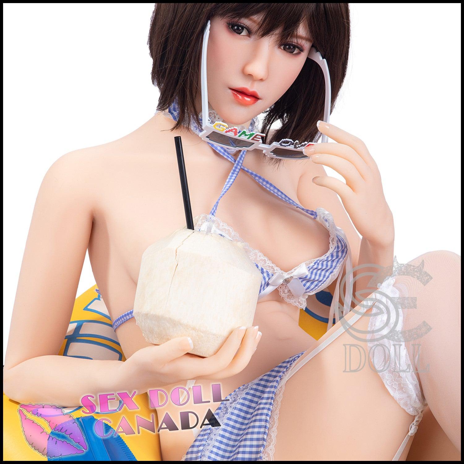 SE DOLL Realistic Sex Doll Big Tits Breasts Fit Athletic Black Hair