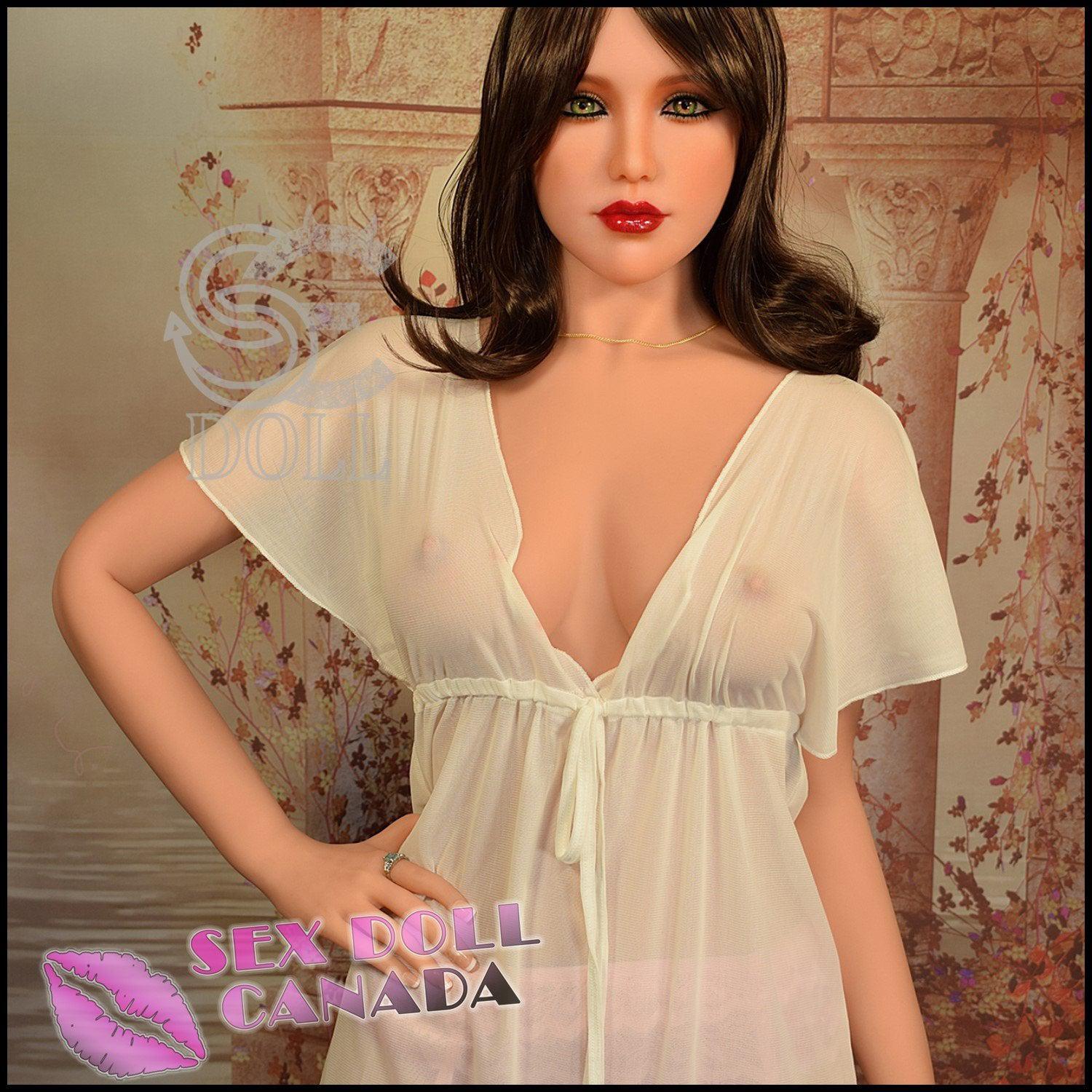 SE DOLL Realistic Sex Doll Brunette Hair Big Tits Breasts Fit Athletic