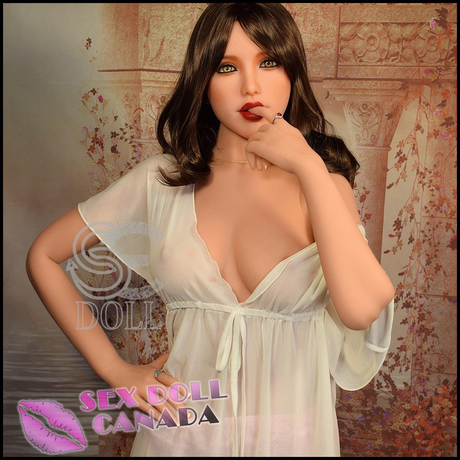 SE DOLL Realistic Sex Doll Brunette Hair Big Tits Breasts Fit Athletic