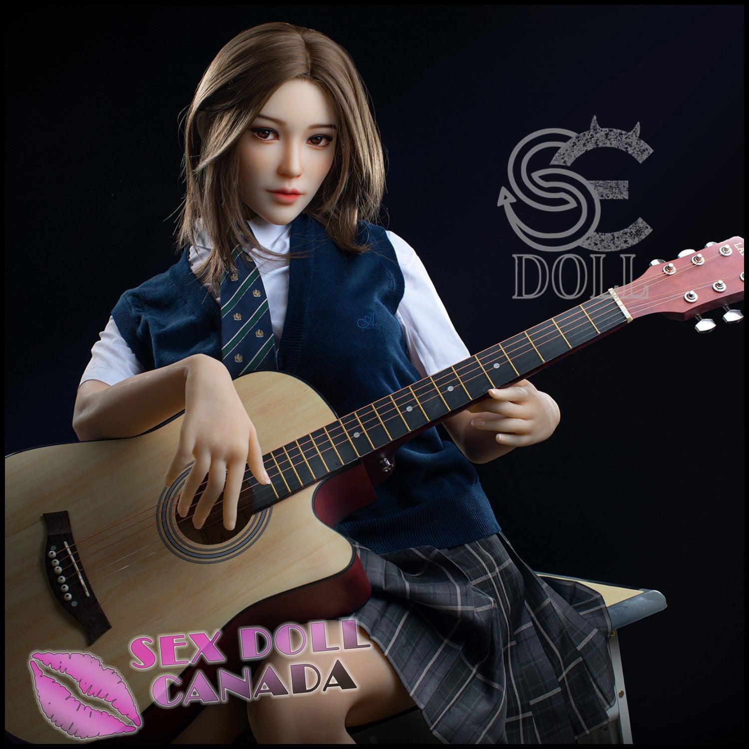 SE DOLL Realistic Sex Doll Asian Japanese Chinese Brunette Hair Big Tits Breasts