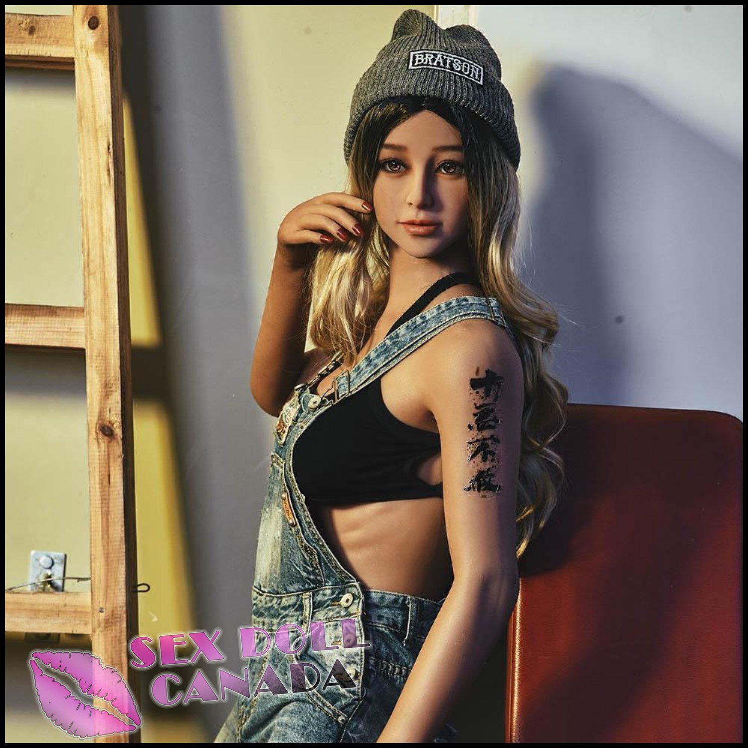 IRONTECH Realistic Sex Doll Blonde Hair Fit  Athletic Small Tits  Boobs