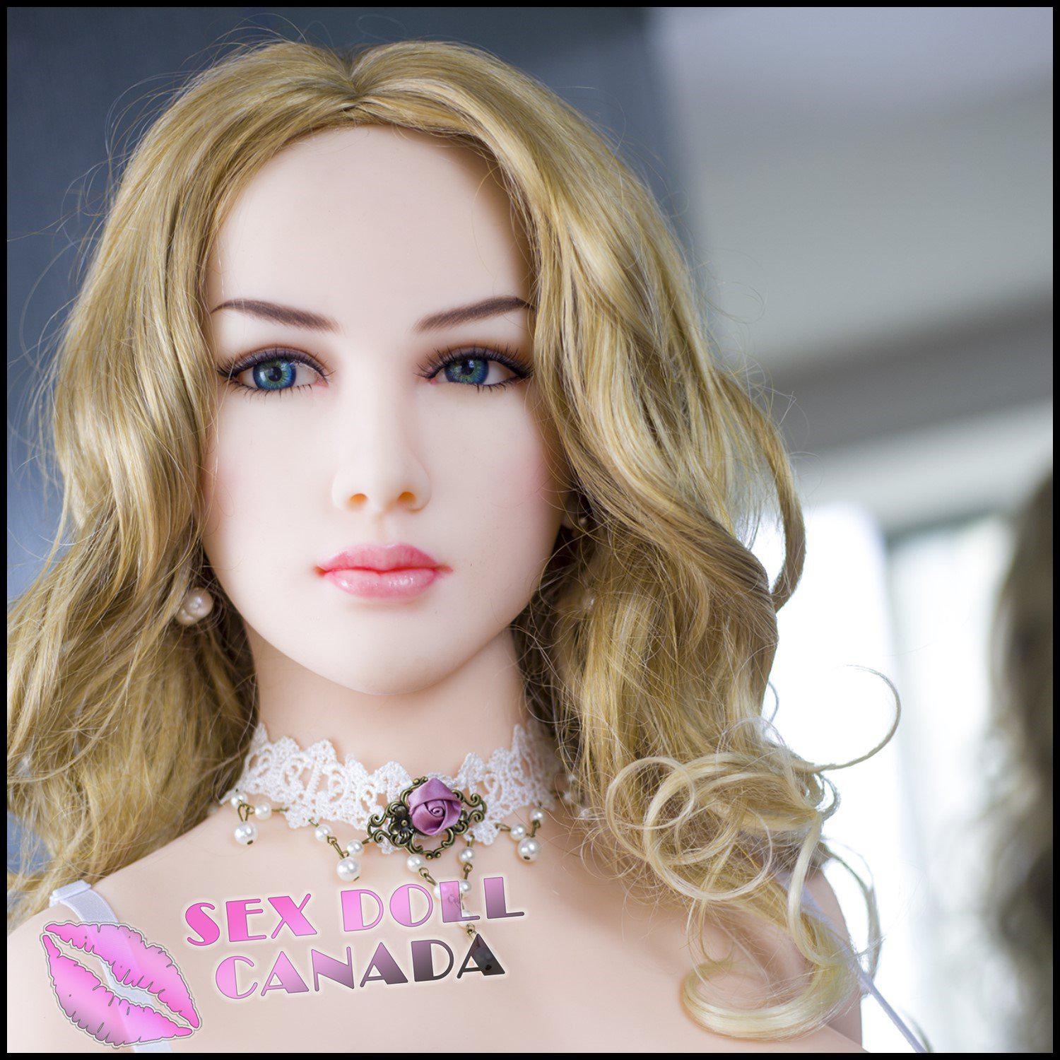 JY Realistic Sex Doll Blonde Hair Small Waist Curvy  Full Body