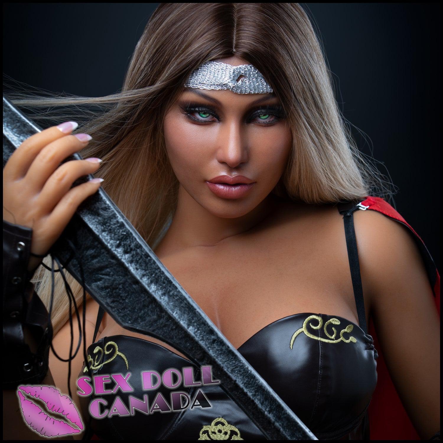 IRONTECH Realistic Sex Doll Blonde Hair Curvy Full Body Elf Fantasy Cosplay