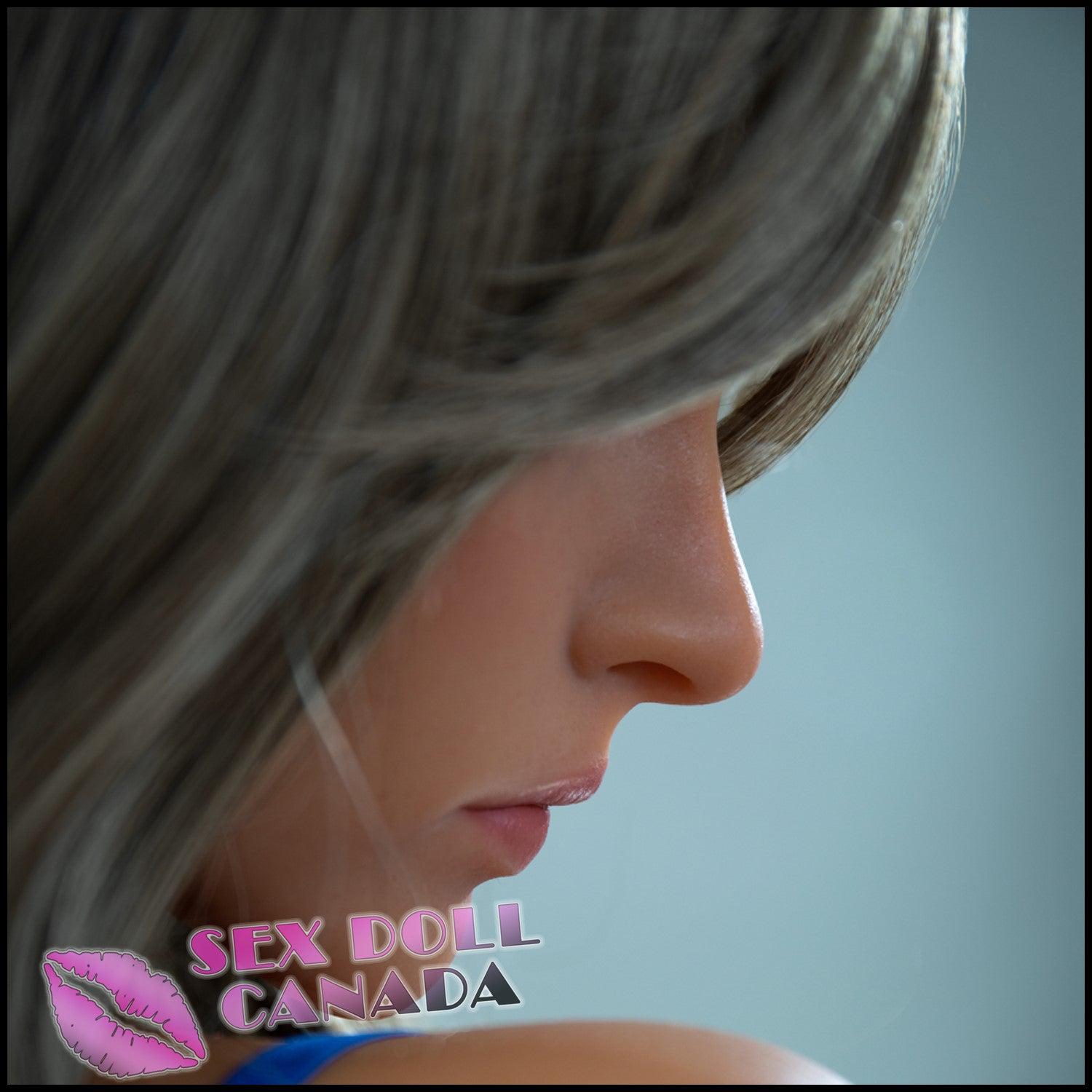 IRONTECH Realistic Sex Doll Blonde Hair Curvy Full Body Western American