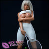 IRONTECH Realistic Sex Doll Western American Curvy Full Body Gray Silver White Hair