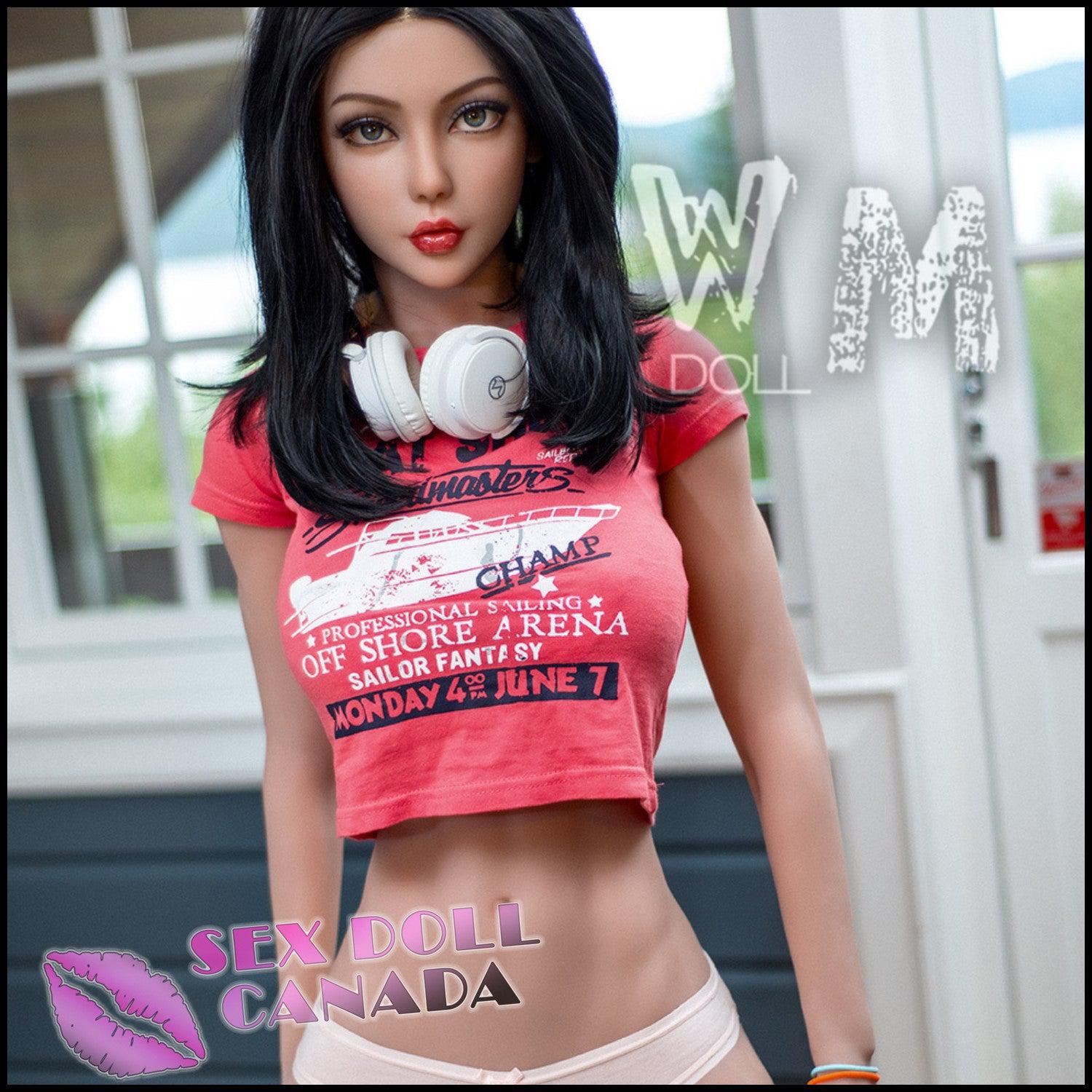 WM Doll Realistic Sex Doll Black Hair Small Waist Huge Tits Boobs