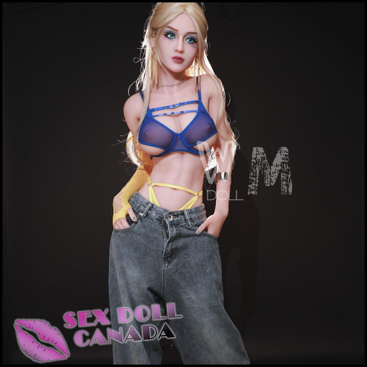 WM Doll Realistic Sex Doll Blonde Hair Skinny Slim Western American