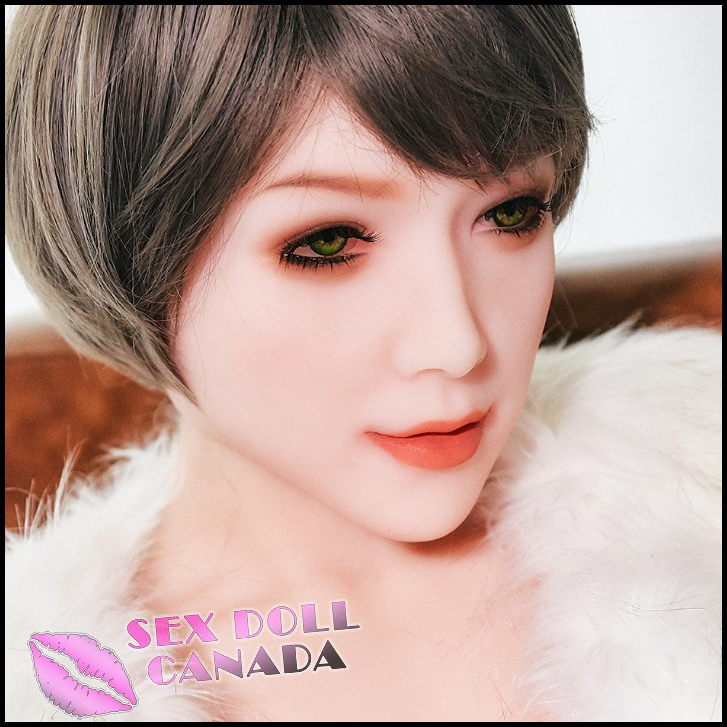 HR Doll Realistic Sex Doll Thick Thighs Gray Silver White Hair Curvy Full Body