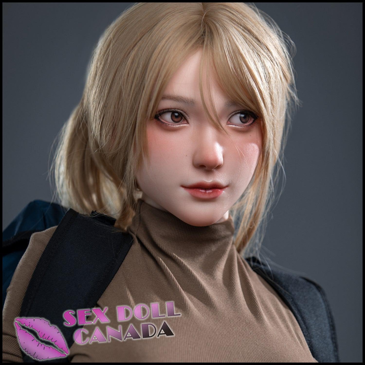 IRONTECH Realistic Sex Doll Blonde Hair Asian Japanese Chinese Curvy Full Body