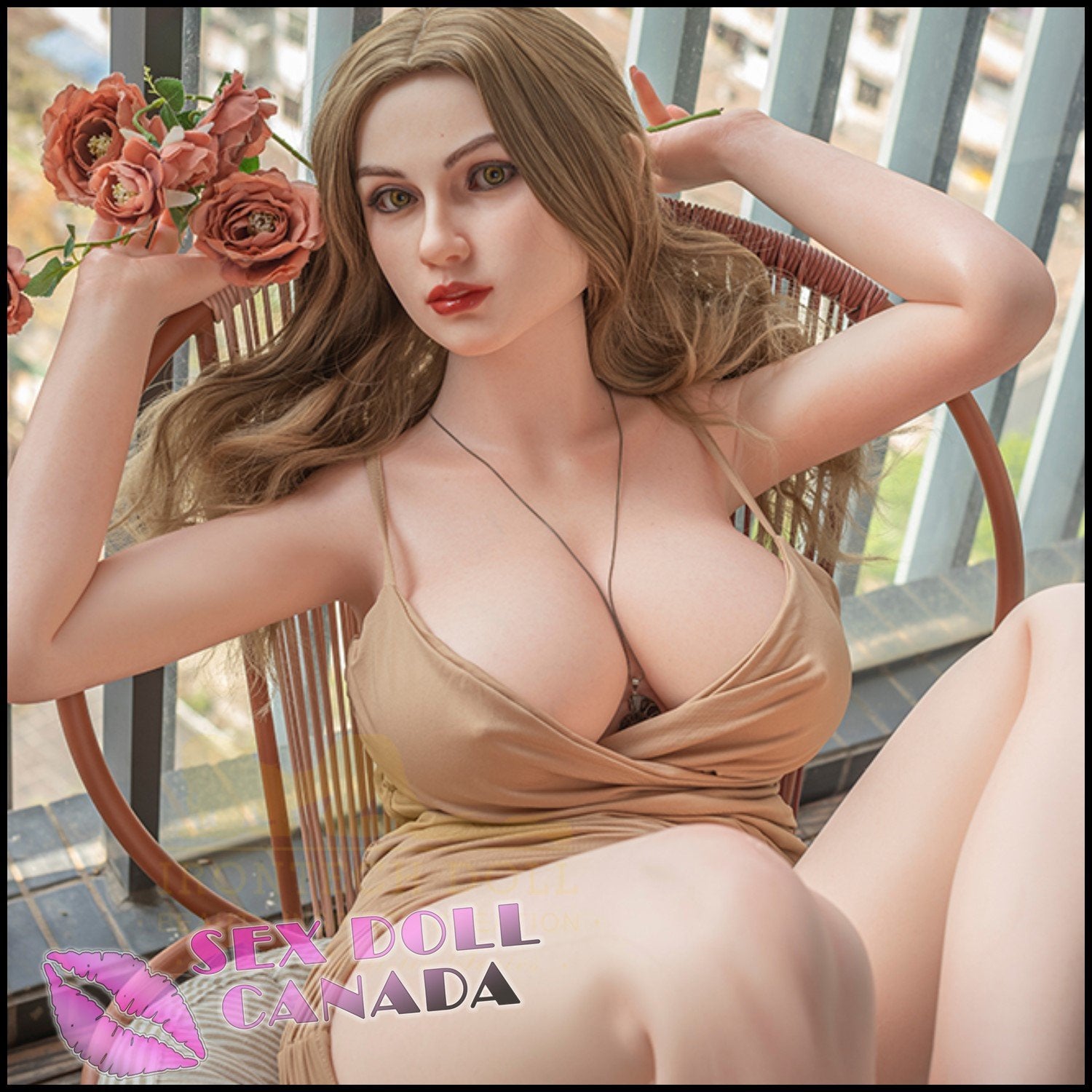 IRONTECH Realistic Sex Doll Huge Tits Boobs Curvy Full Body Western American