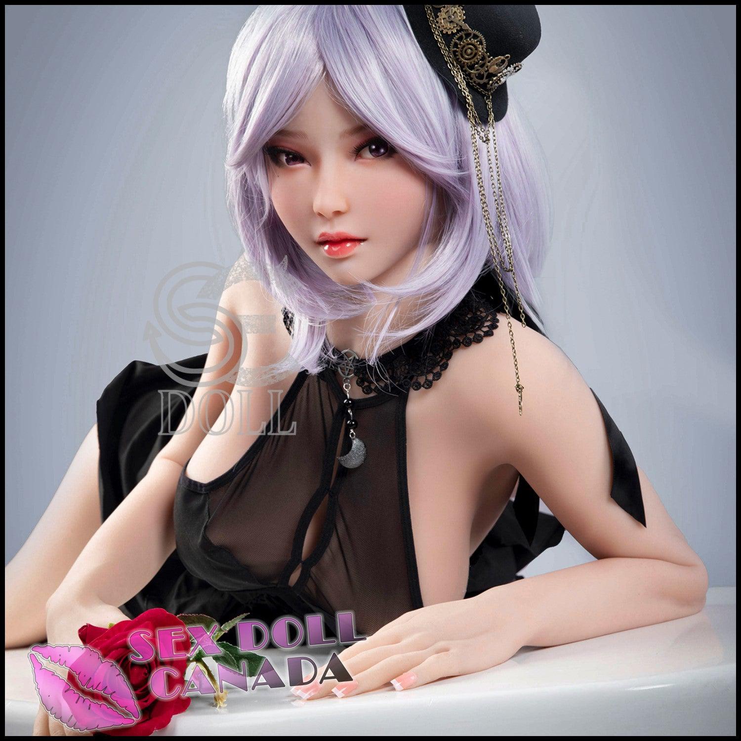 SE DOLL Realistic Sex Doll Pink Purple Hair Asian Japanese Chinese Big Tits Breasts