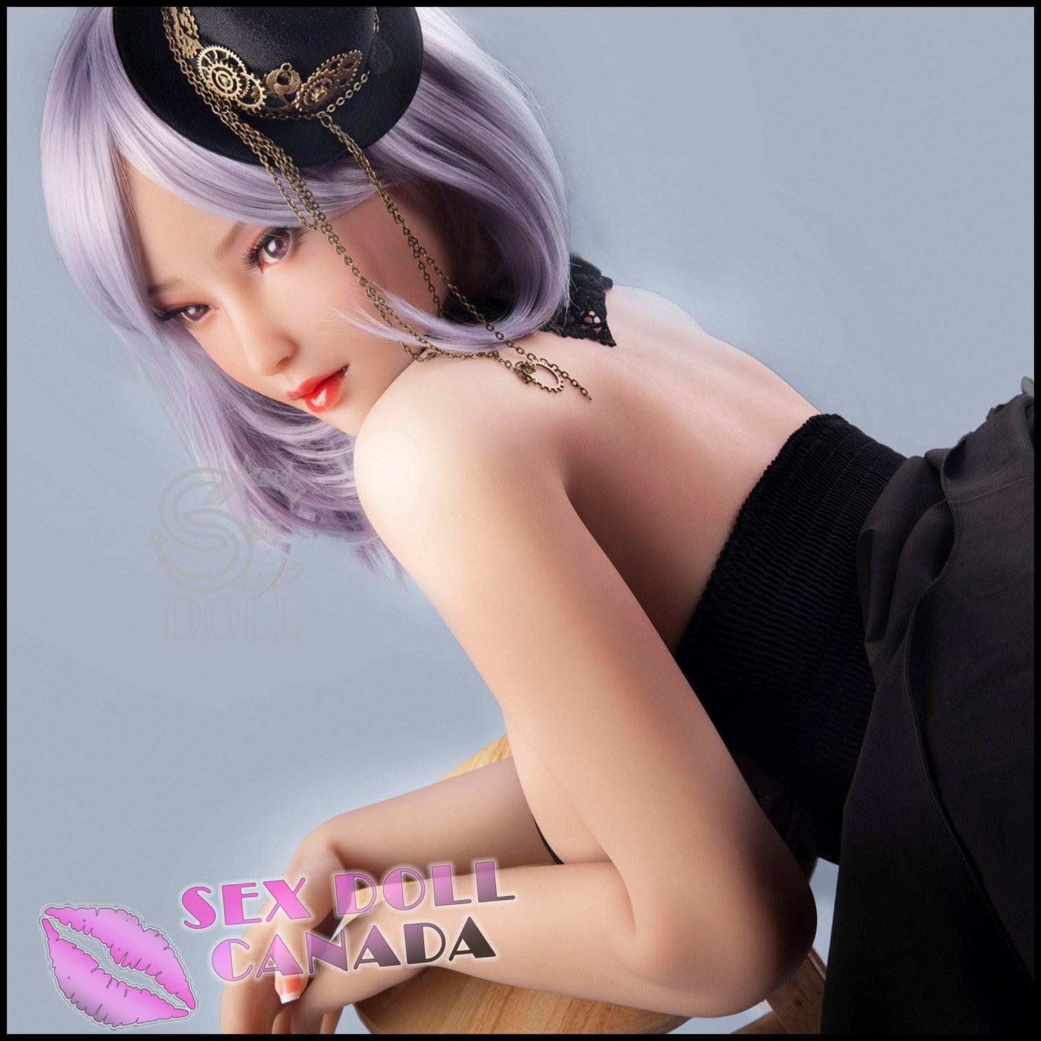 SE DOLL Realistic Sex Doll Big Tits Breasts Small Waist Pink Purple Hair
