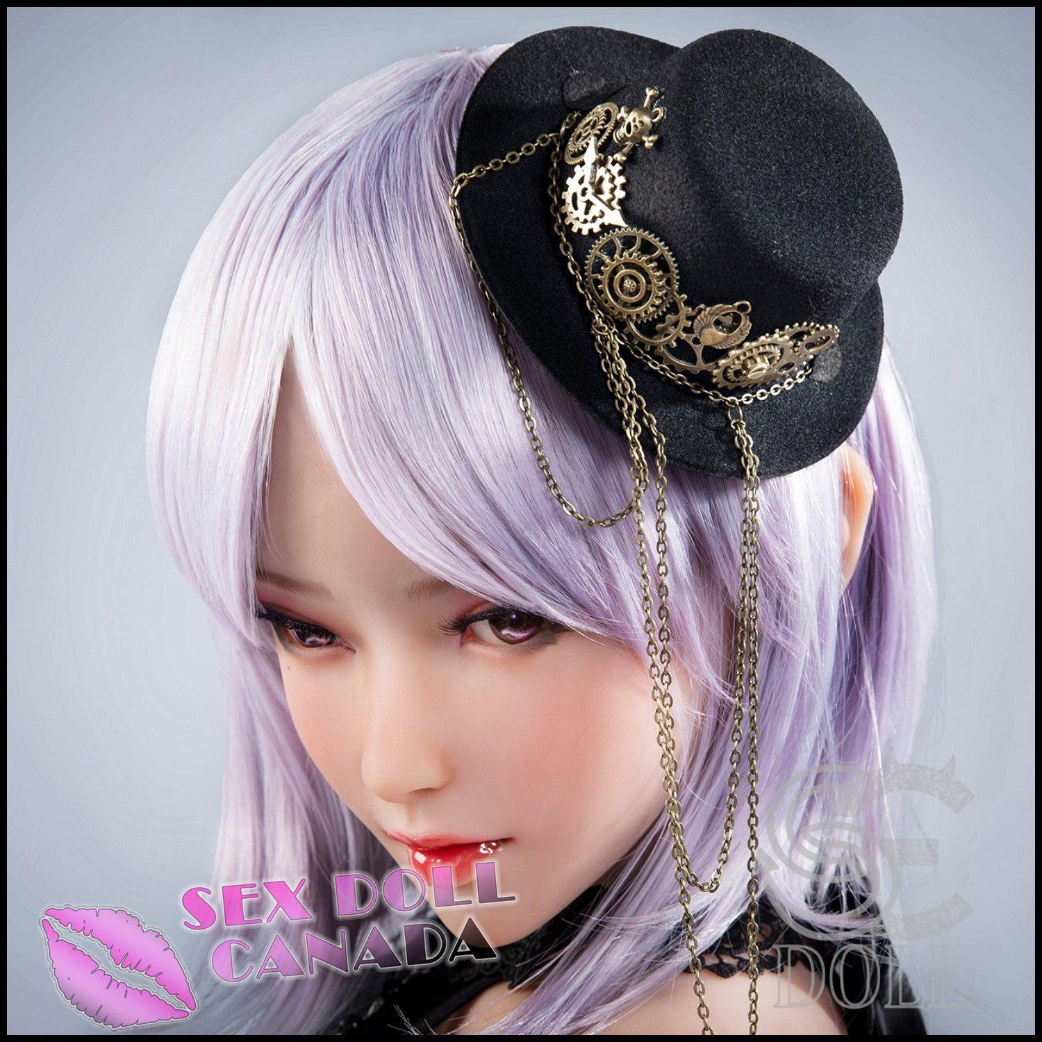 SE DOLL Realistic Sex Doll Pink Purple Hair Small Waist Asian Japanese Chinese