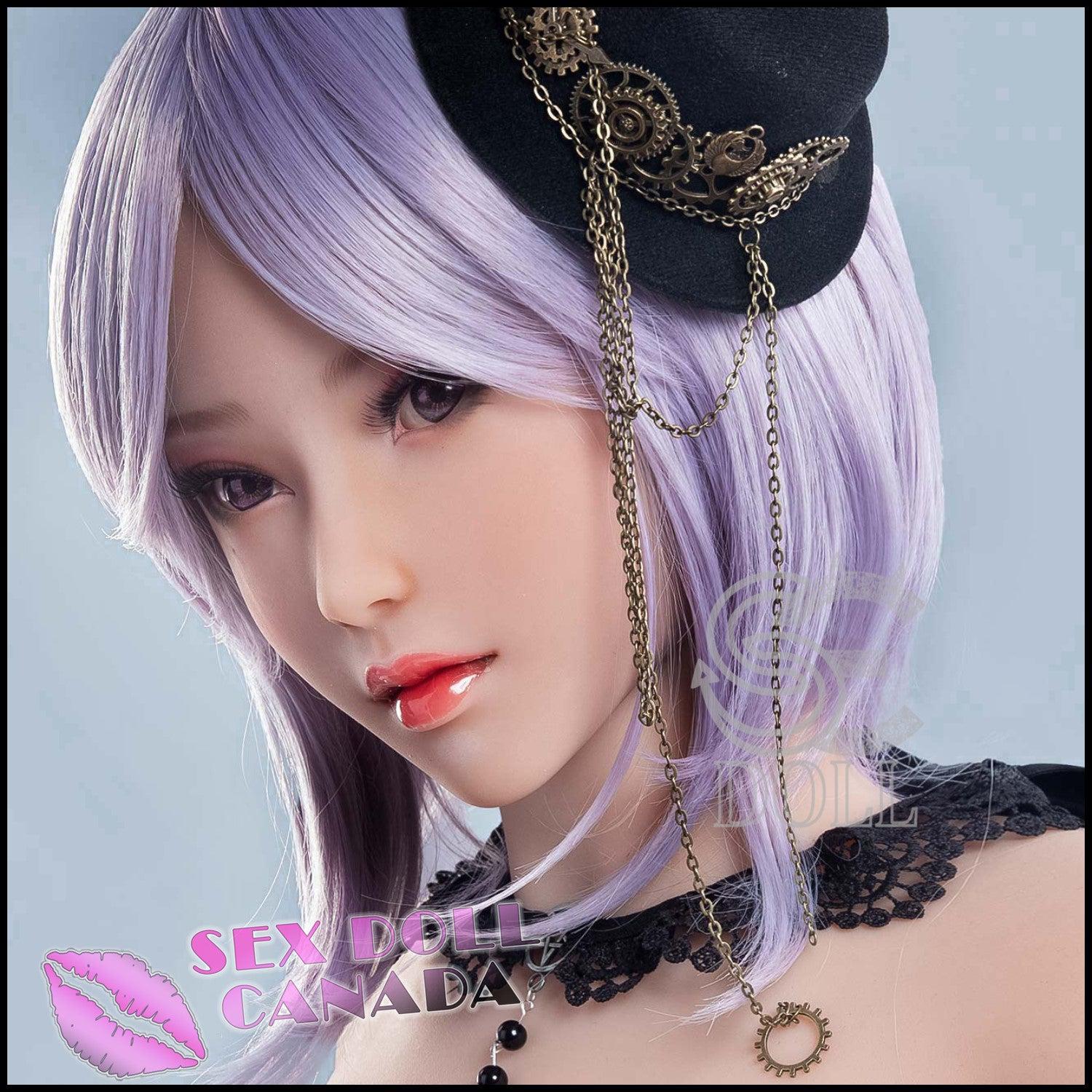 SE DOLL Realistic Sex Doll Asian Japanese Chinese Small Waist Pink Purple Hair