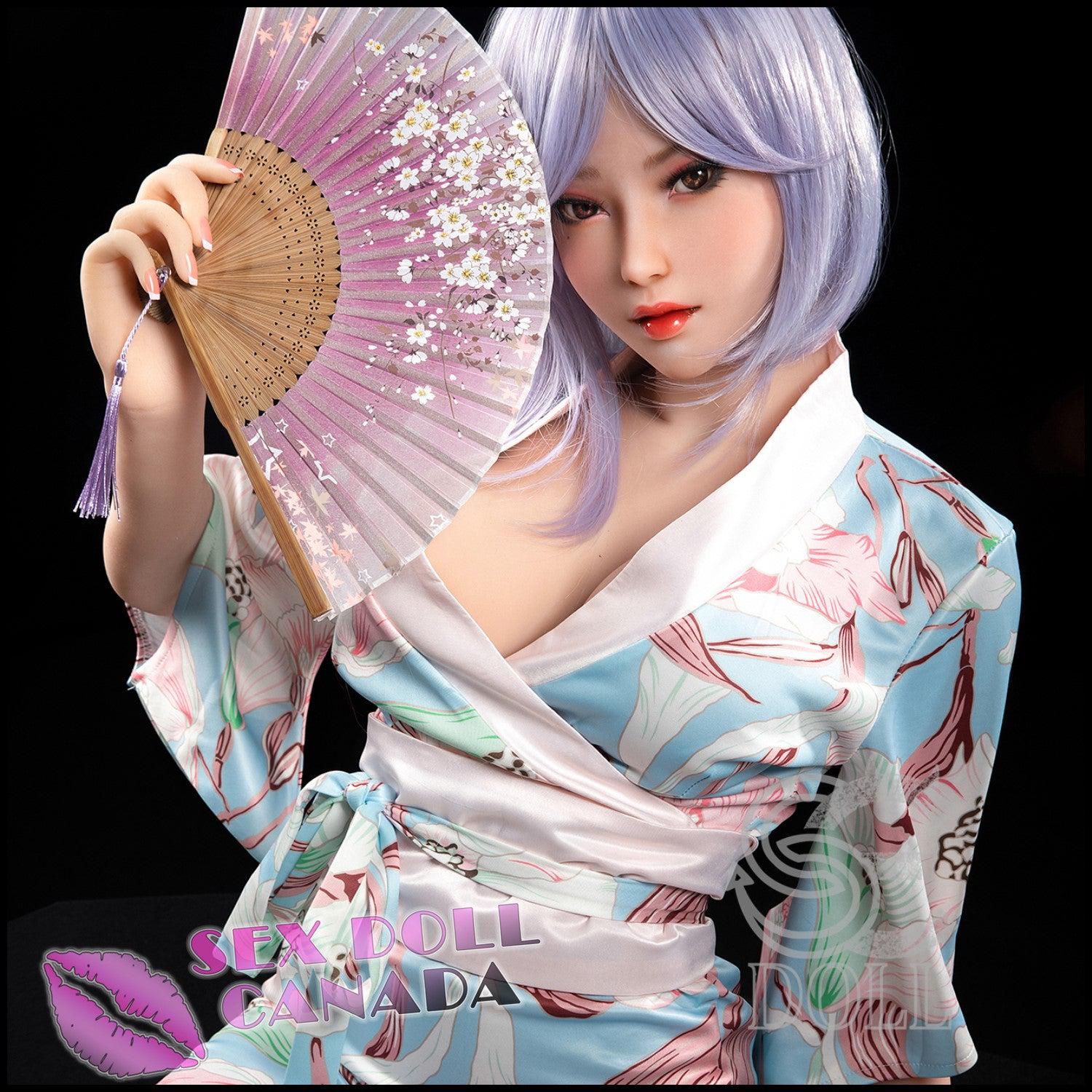 SE DOLL Realistic Sex Doll Pink Purple Hair Asian Japanese Chinese Small Waist