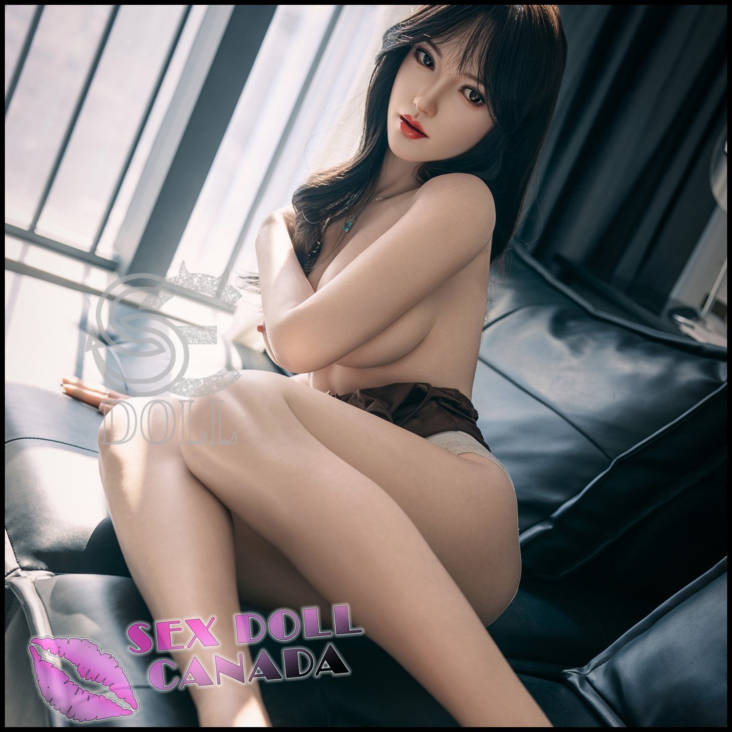 SE DOLL Realistic Sex Doll Asian Japanese Chinese Brunette Hair Big Tits Breasts