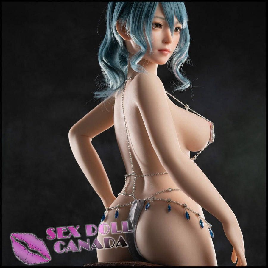 Zelex Realistic Sex Doll Blue Hair Huge Tits Boobs Asian Japanese Chinese