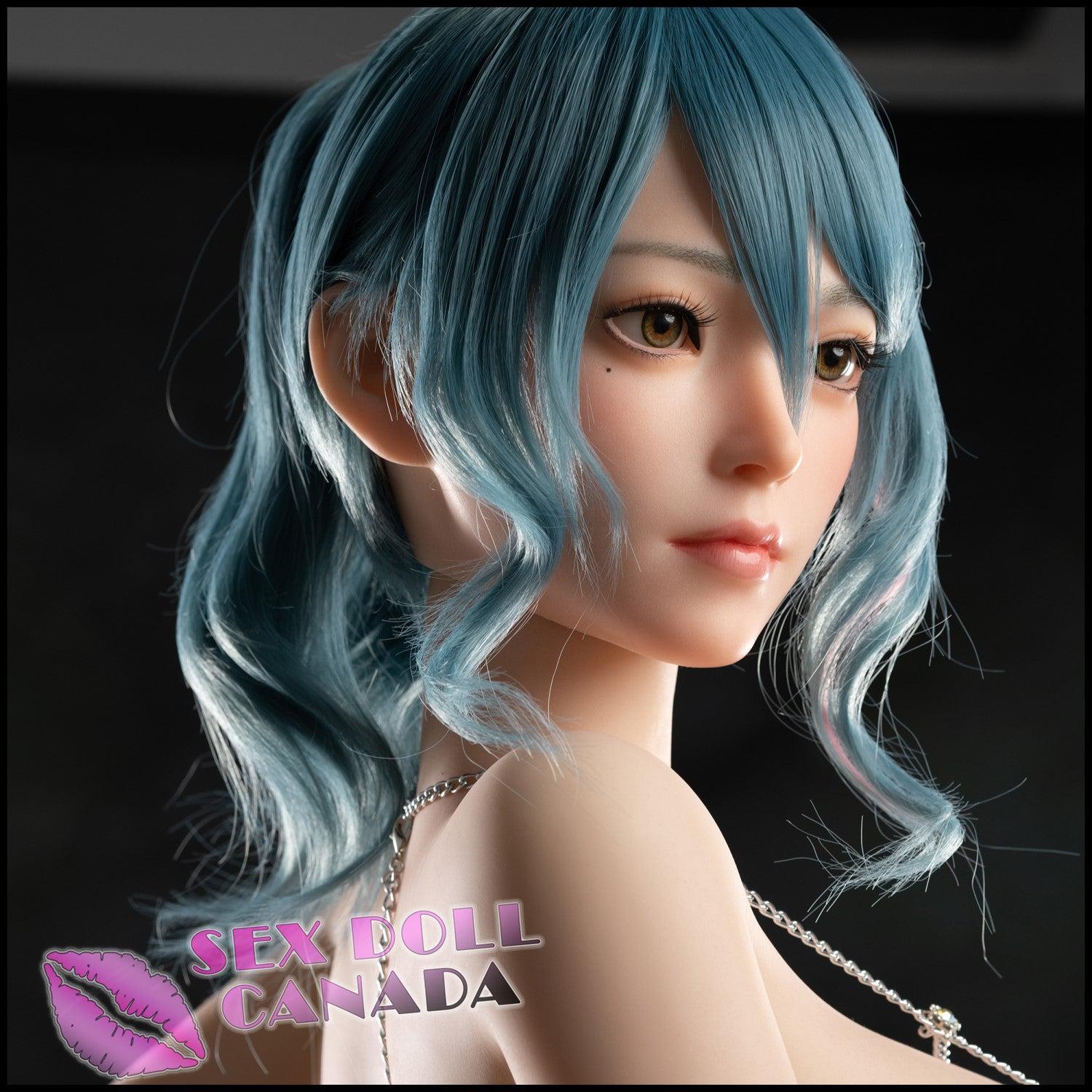 Zelex Realistic Sex Doll Blue Hair Asian Japanese Chinese Huge Tits Boobs