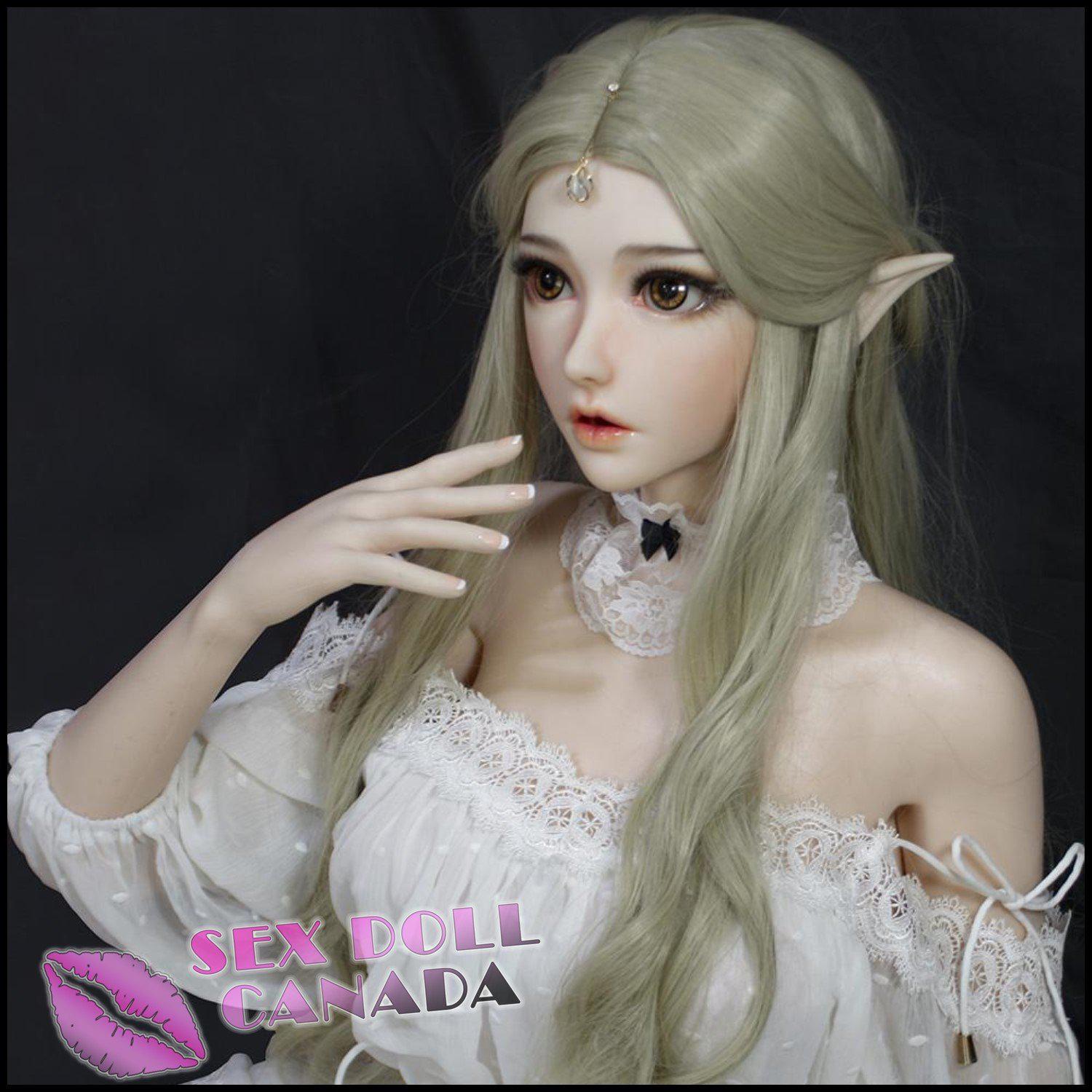 Elsa Realistic Sex Doll Blonde Hair Elf  Fantasy  Cosplay Blonde Hair