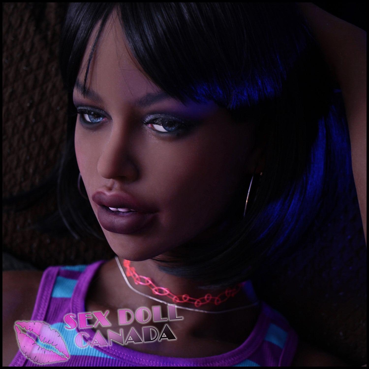 HR Doll Realistic Sex Doll Black Hair Western American Small Tits Boobs