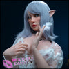 IRONTECH Realistic Sex Doll Gray Silver White Hair Elf Fantasy Cosplay Tall Long Legs
