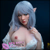 IRONTECH Realistic Sex Doll Gray Silver White Hair Elf Fantasy Cosplay Big Tits Breasts