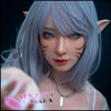 IRONTECH Realistic Sex Doll Elf Fantasy Cosplay Gray Silver White Hair Big Tits Breasts