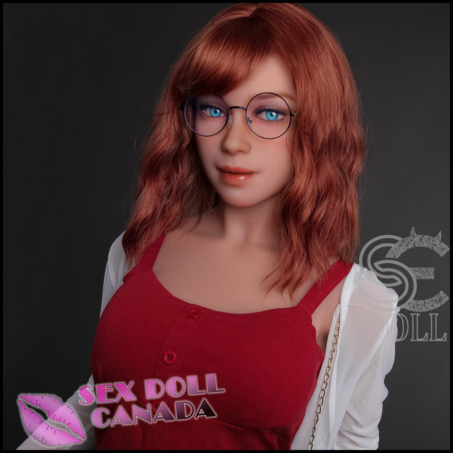 SE DOLL Realistic Sex Doll Red Head Small Waist Curvy Full Body